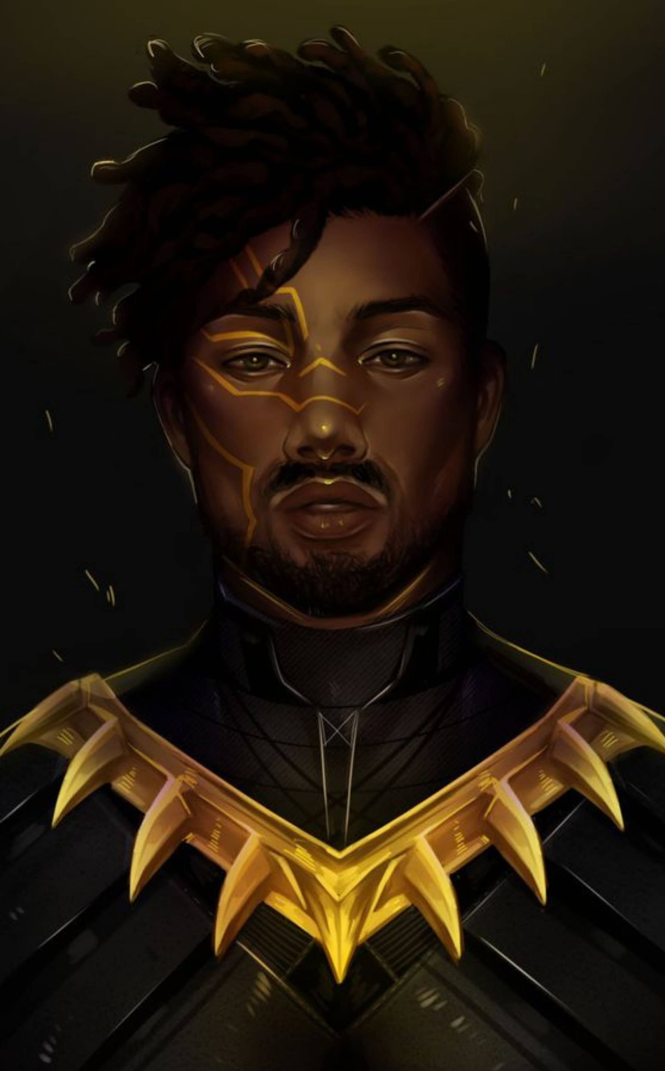 Έργο Τέχνης Erik Killmonger Ταπετσαρία