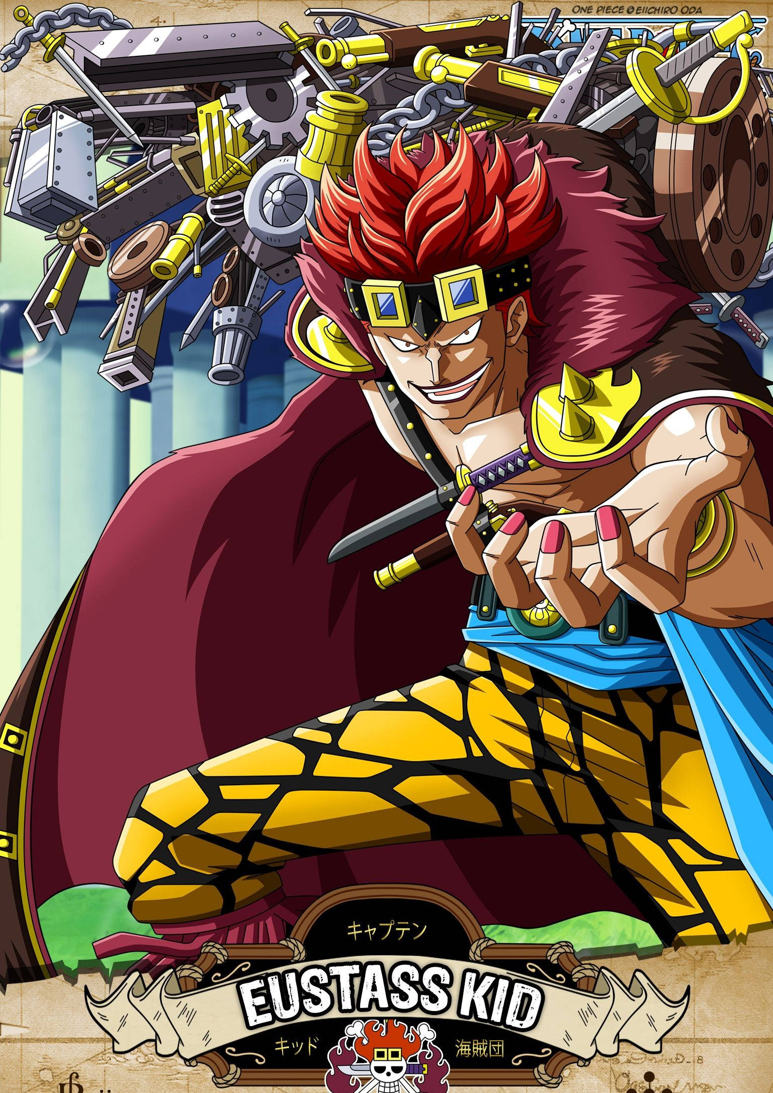 Eustass Kid Εξώφυλλο Anime HD Ταπετσαρία
