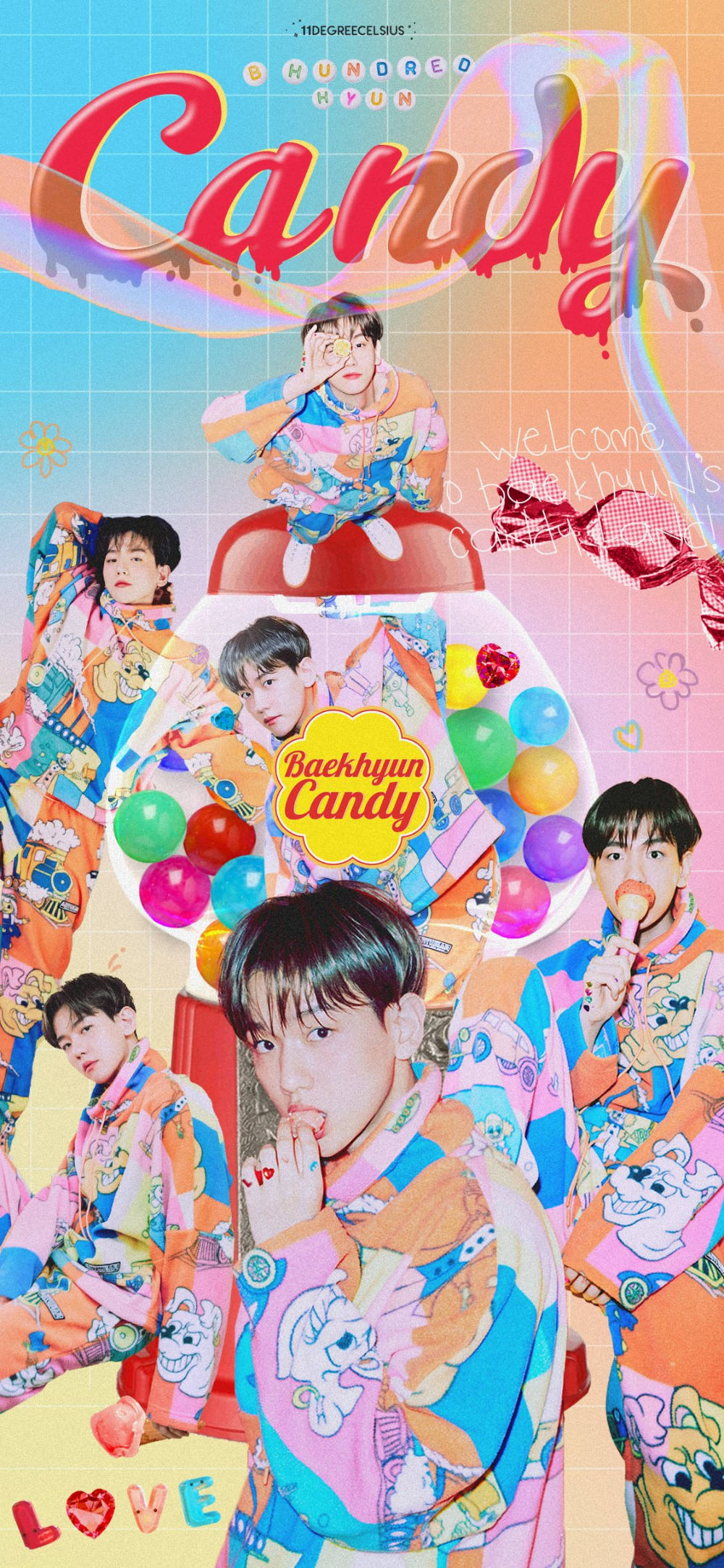 EXO Baekhyun Candy Ταπετσαρία