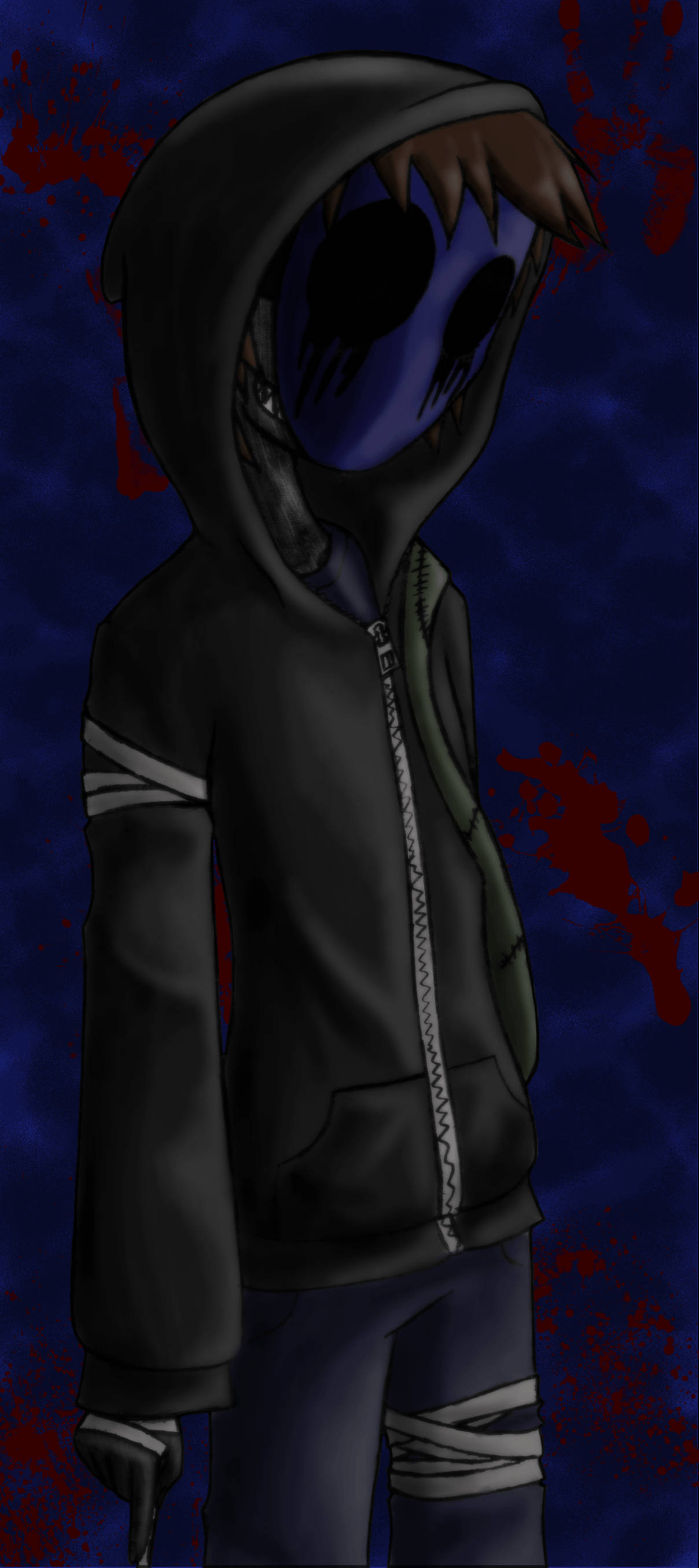 Σκοτεινή Ψηφιακή Τέχνη Eyeless Jack Ταπετσαρία