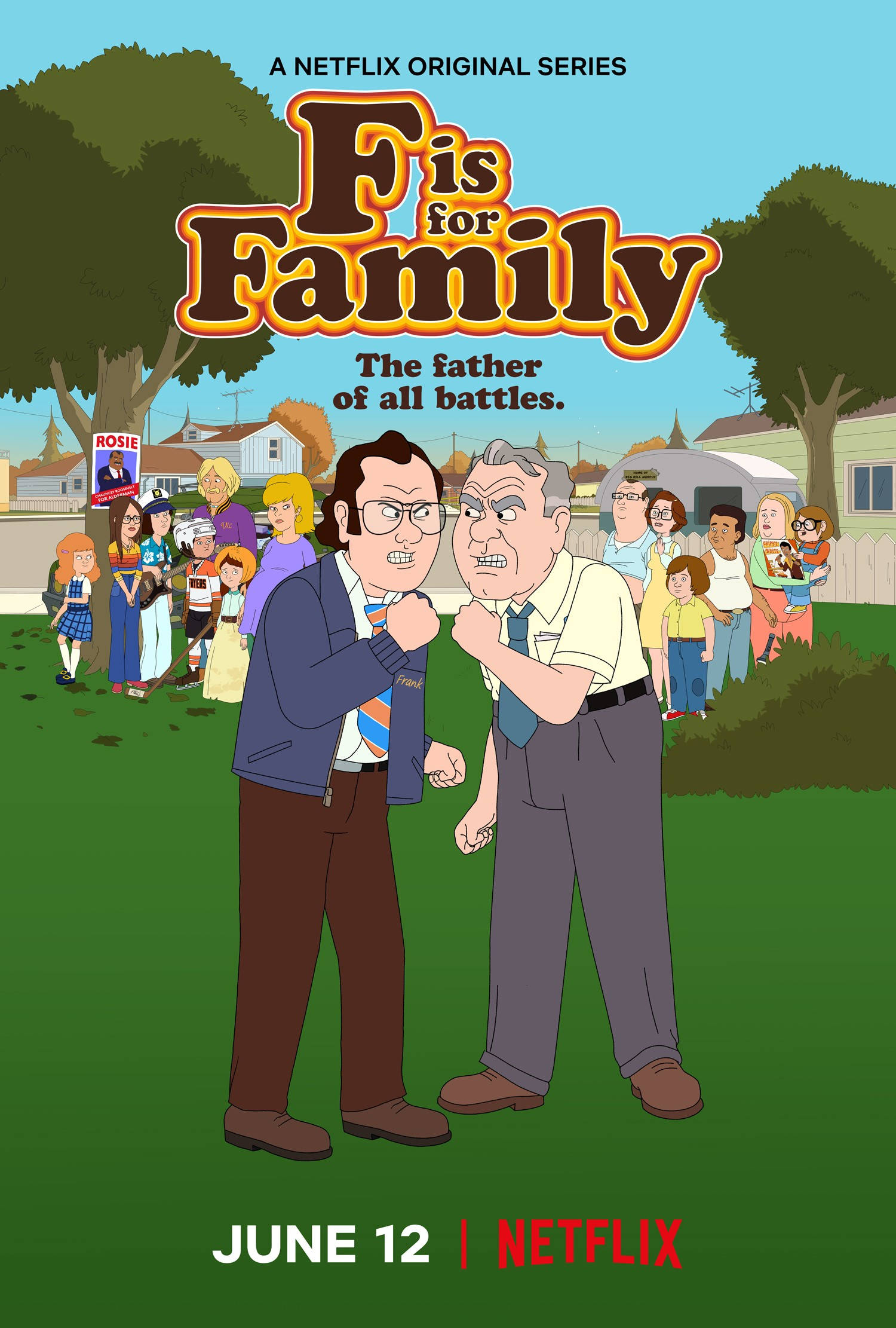 Αμερικανική τηλεοπτική σειρά F Is For Family Ταπετσαρία