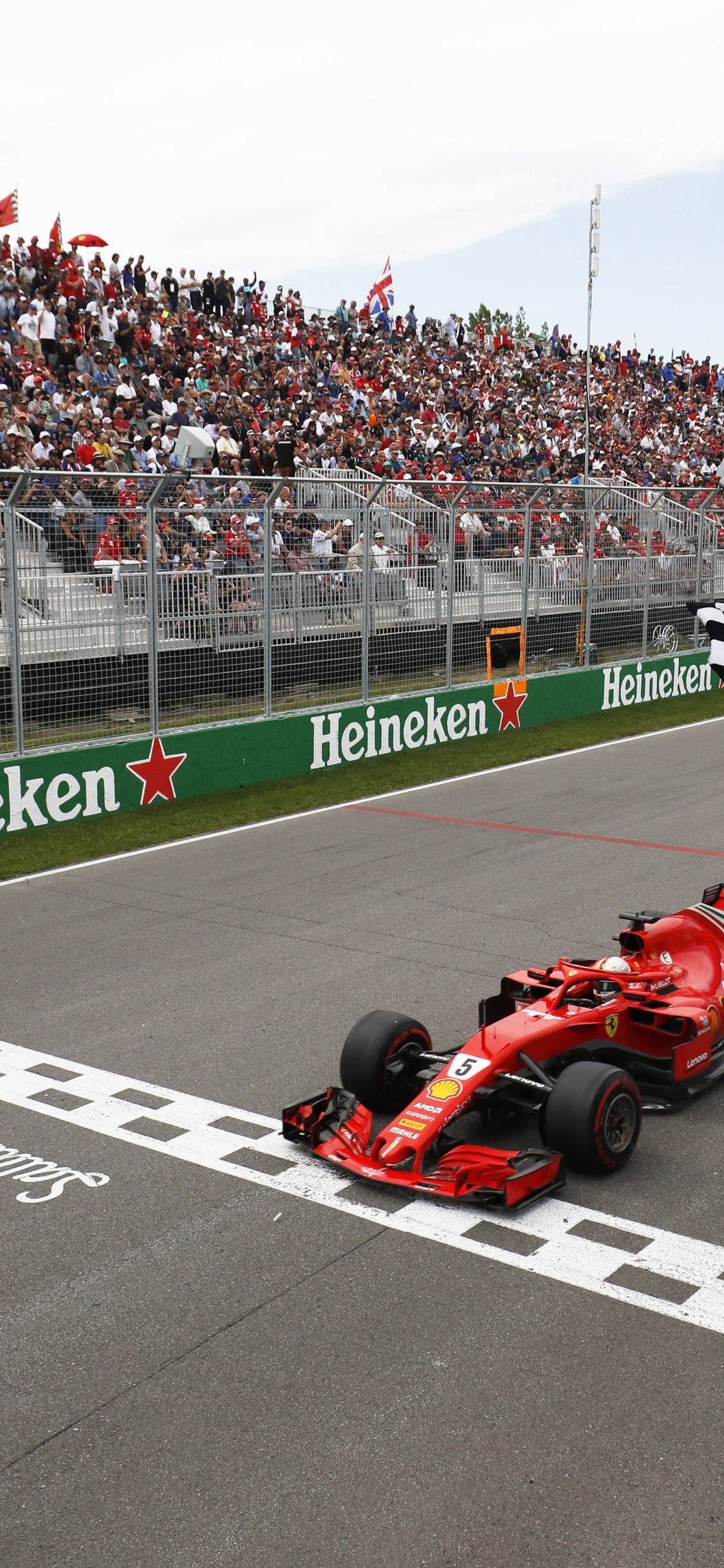 F1 Vettel Τερματισμός iPhone Ταπετσαρία