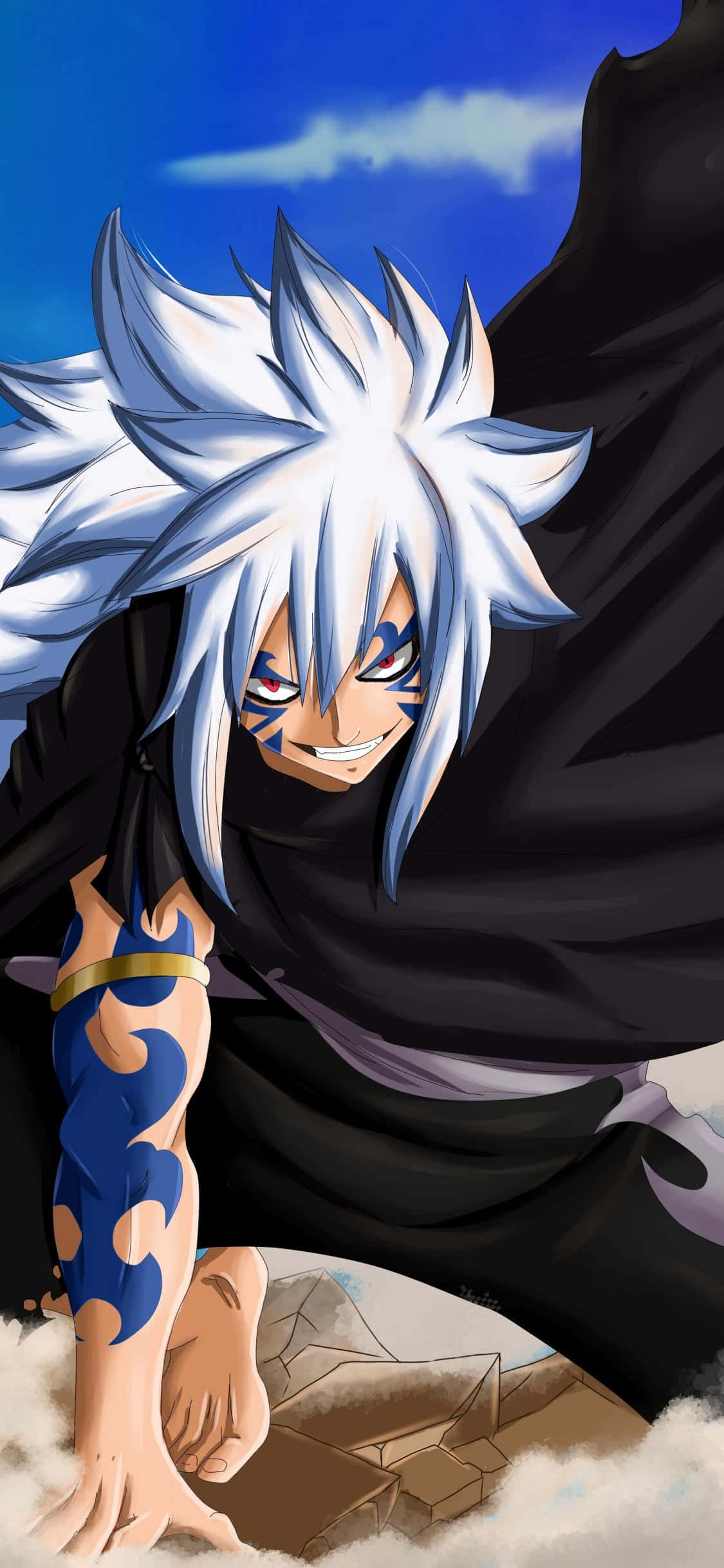 Fairy Tail iPhone Χαρακτήρας Acnologia Χαμογελαστός Ταπετσαρία