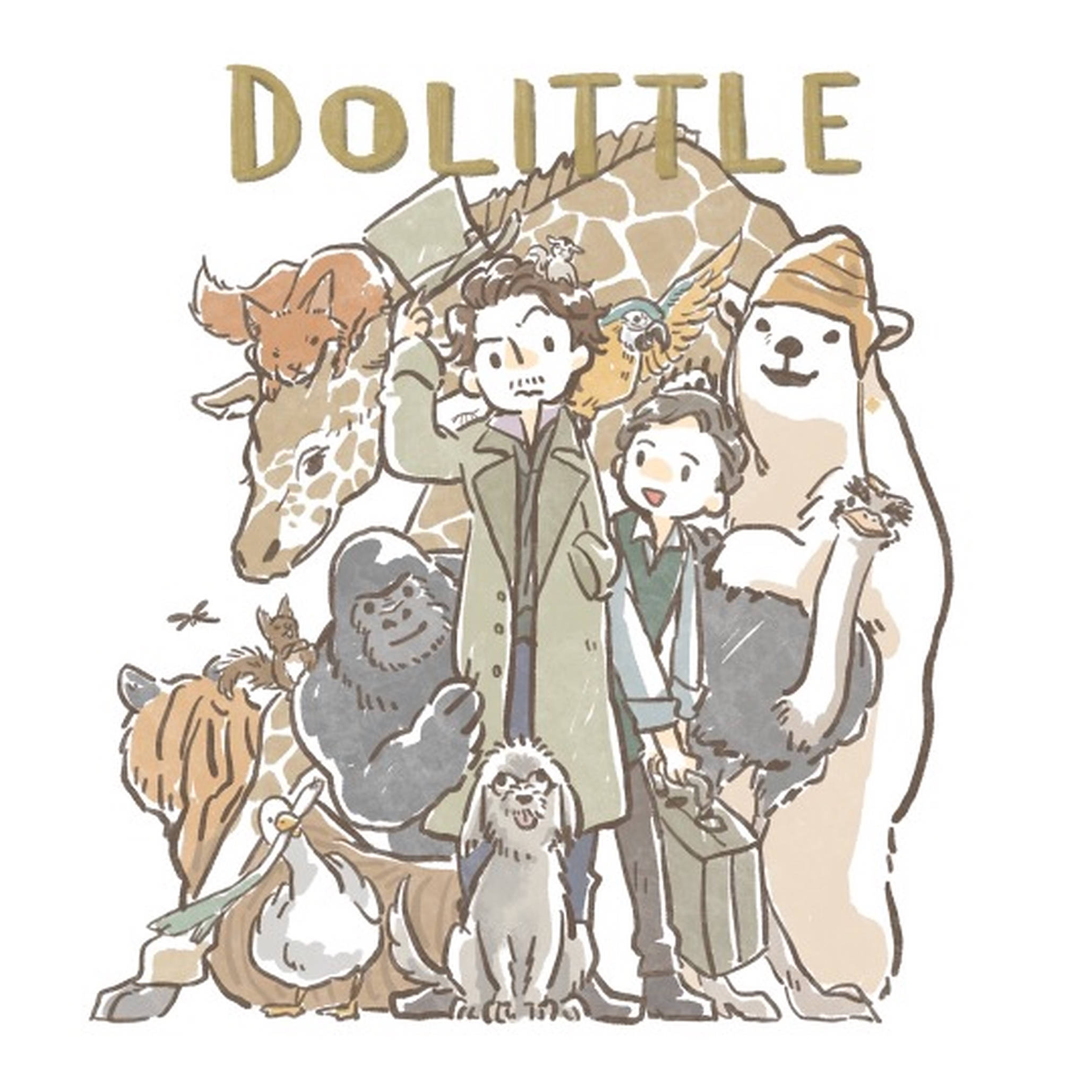 Fan Art Dolittle Ταπετσαρία