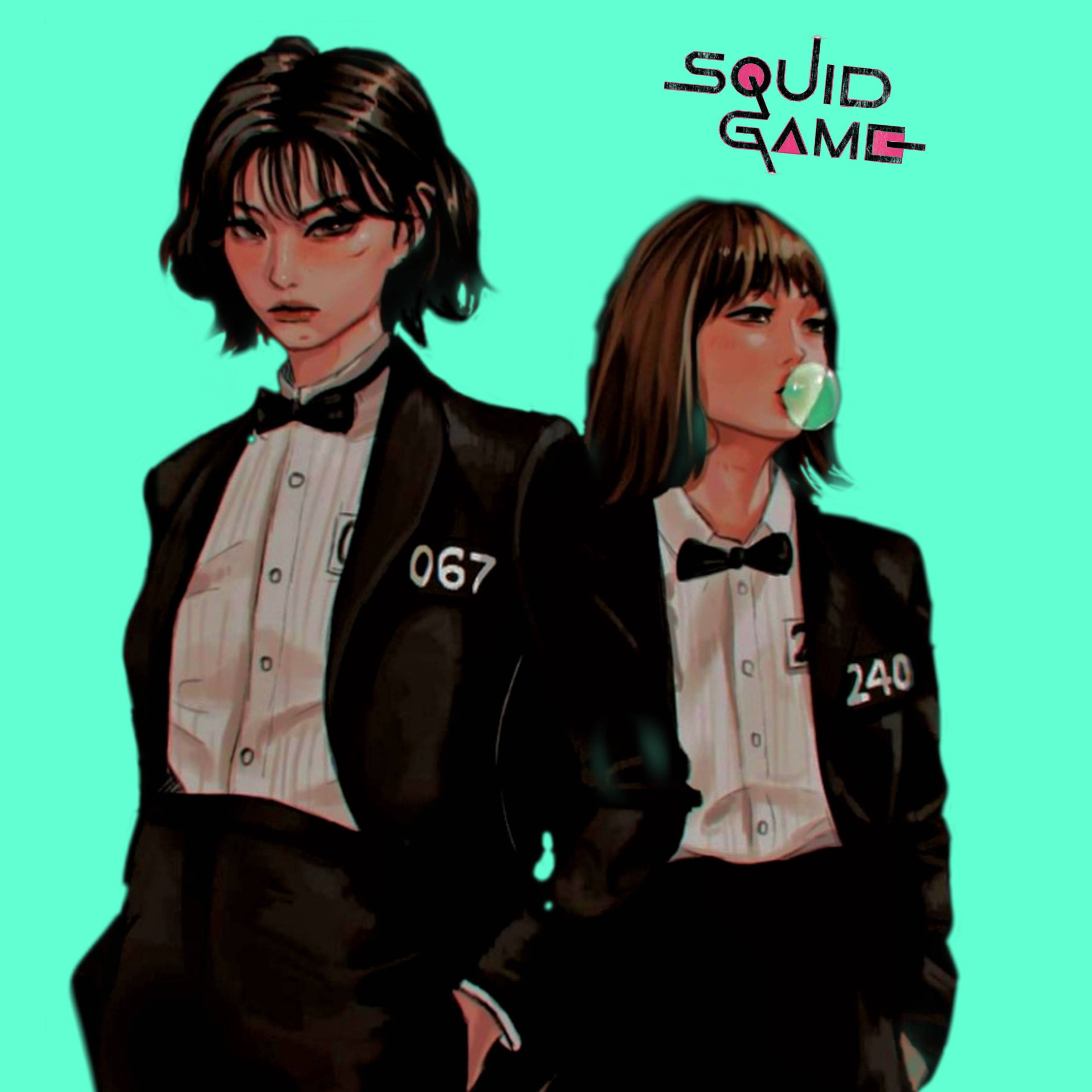 Fan Art Παίκτης 240 067 Squid Game Ταπετσαρία