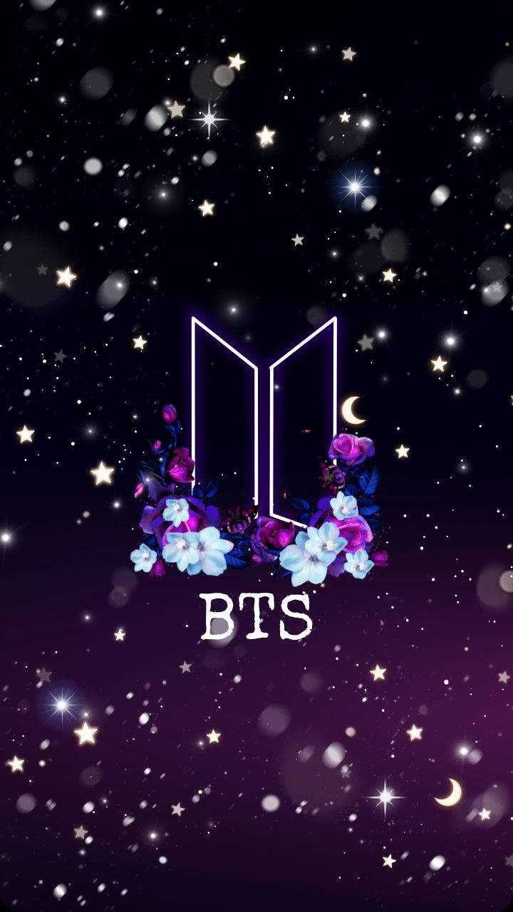 Fan Art του Λογότυπου BTS Ταπετσαρία