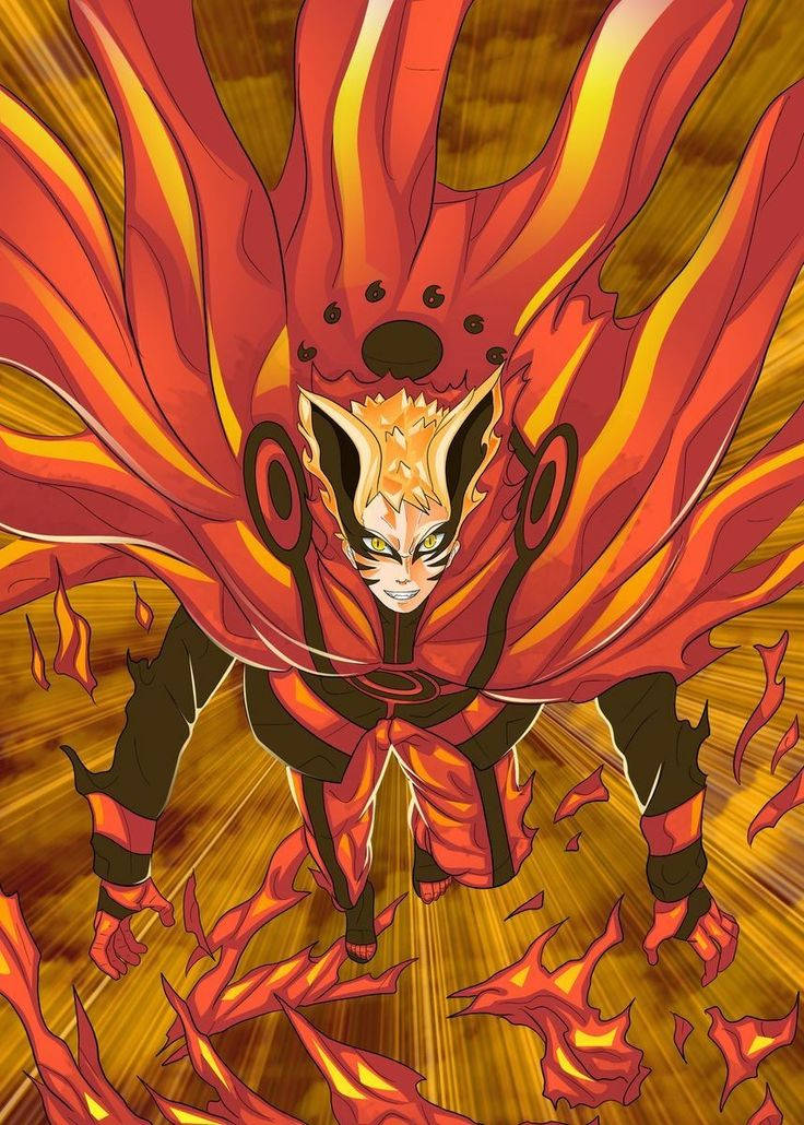 Fanart Naruto Baryon Mode Ταπετσαρία