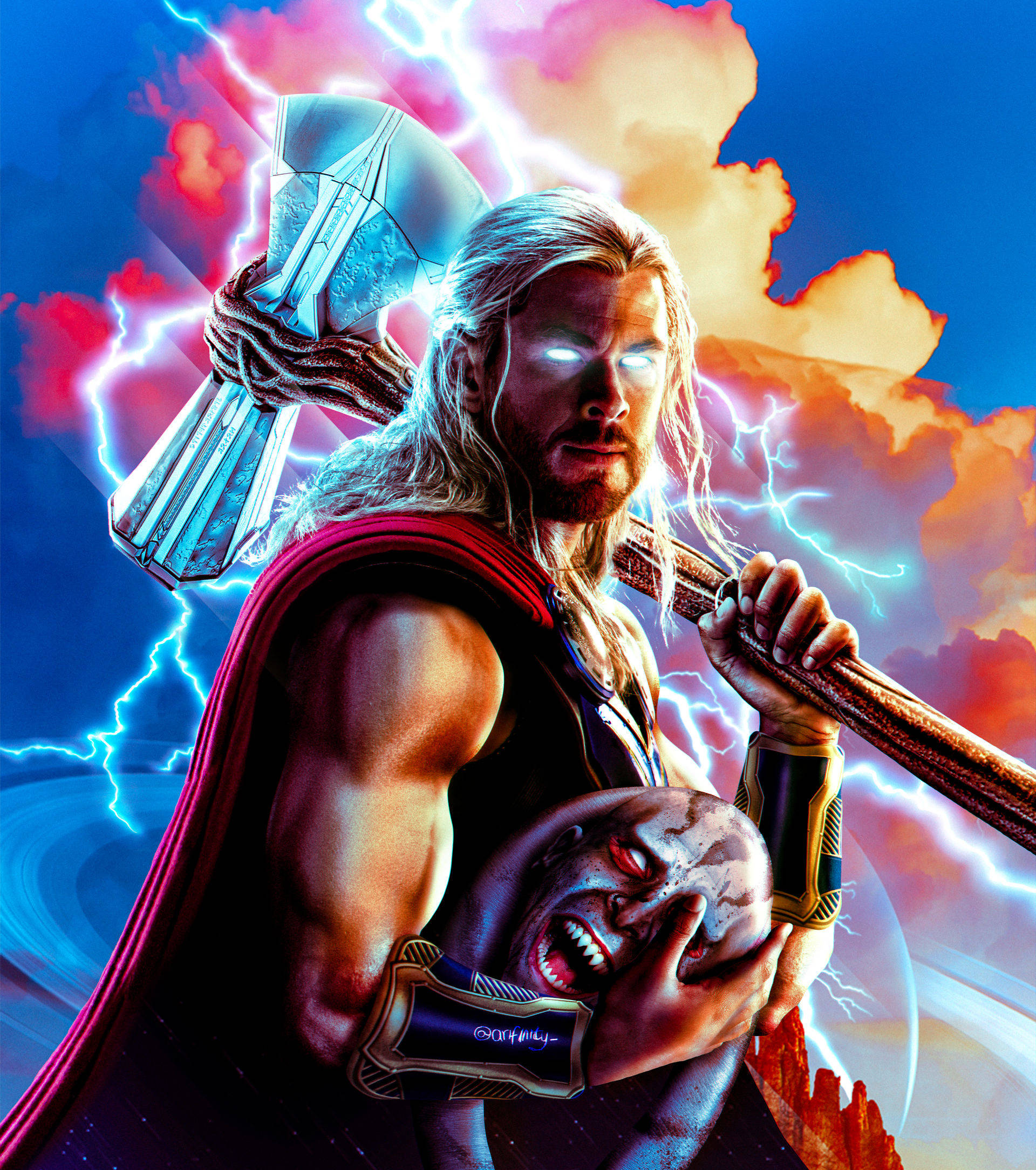 Fanart Thor Love And Thunder Ταπετσαρία