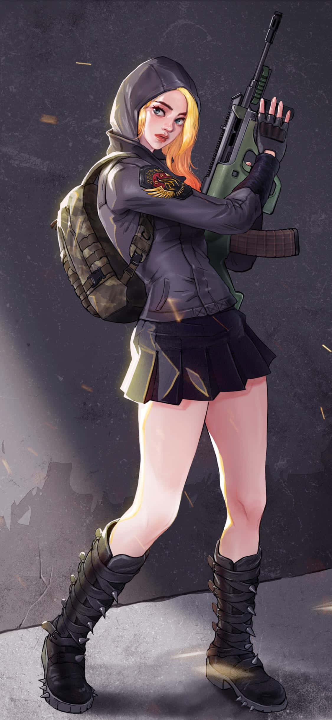 Girl Fanart PUBG iPhone Ταπετσαρία