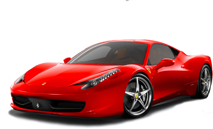 Κόκκινη Ferrari 458 Italia Πλάγια Όψη Ταπετσαρία