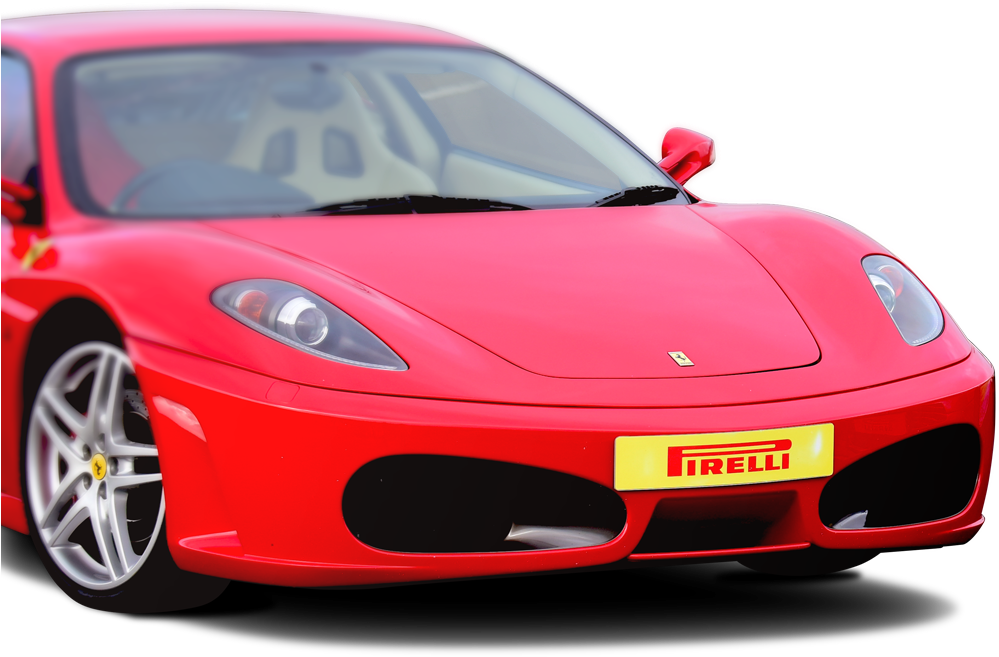 Κόκκινη Ferrari Μπροστινή Όψη Ταπετσαρία