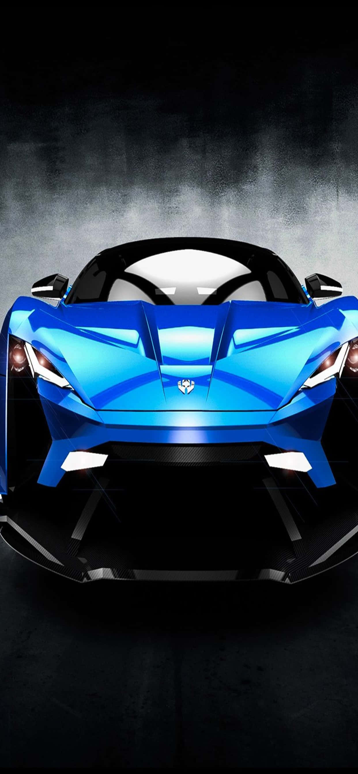 Φόντο Ferrari για iPhone XS Max Μπλε W Motors Lykan HyperSport Ταπετσαρία