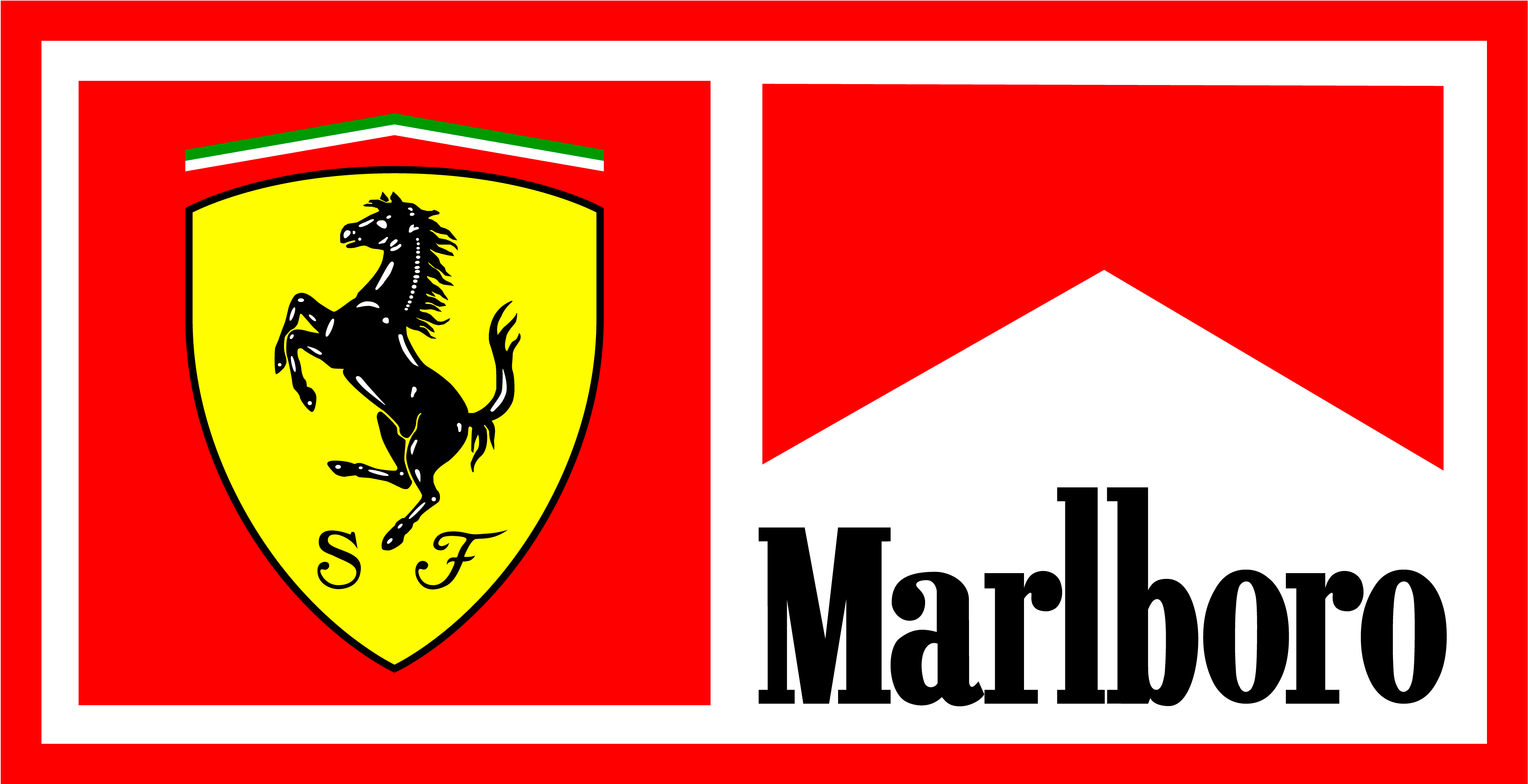 Λογότυπα Ferrari και Marlboro Ταπετσαρία