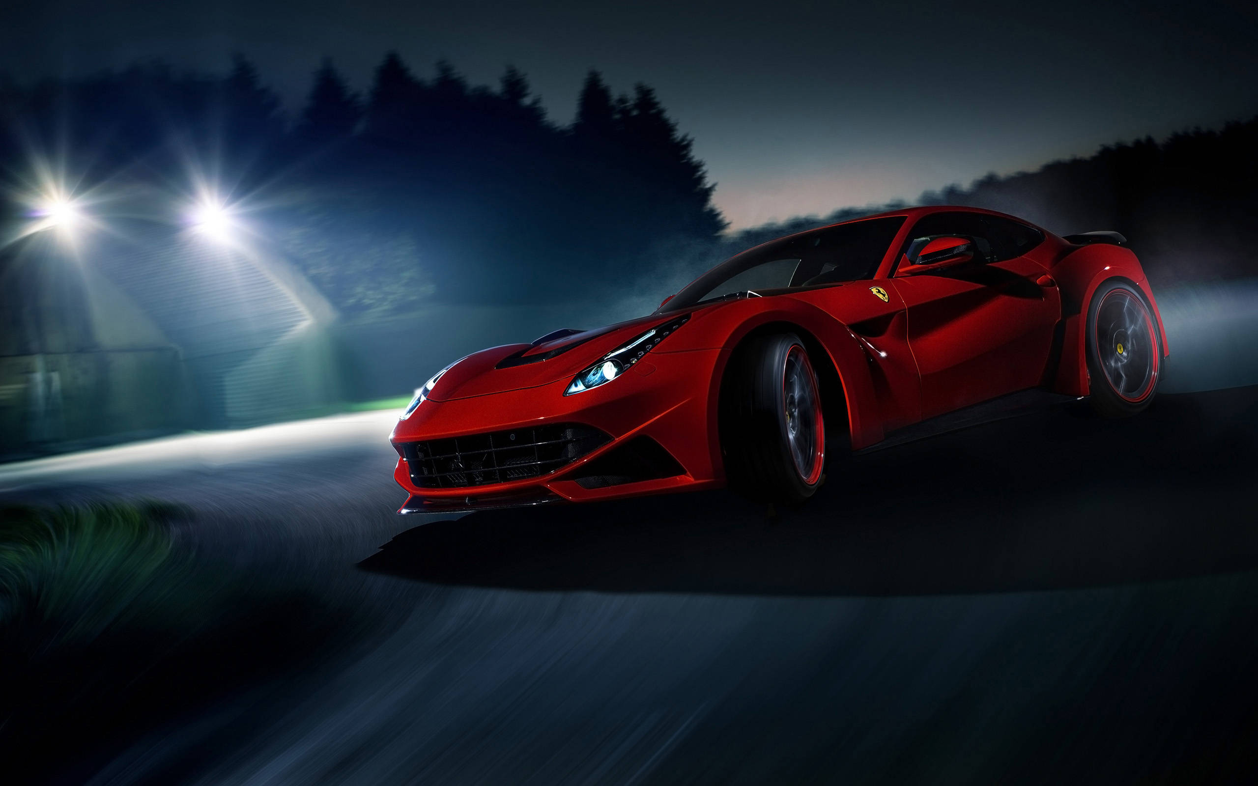 Κούκλικο Αυτοκίνητο Ferrari Κομψό Κόκκινο Ταπετσαρία