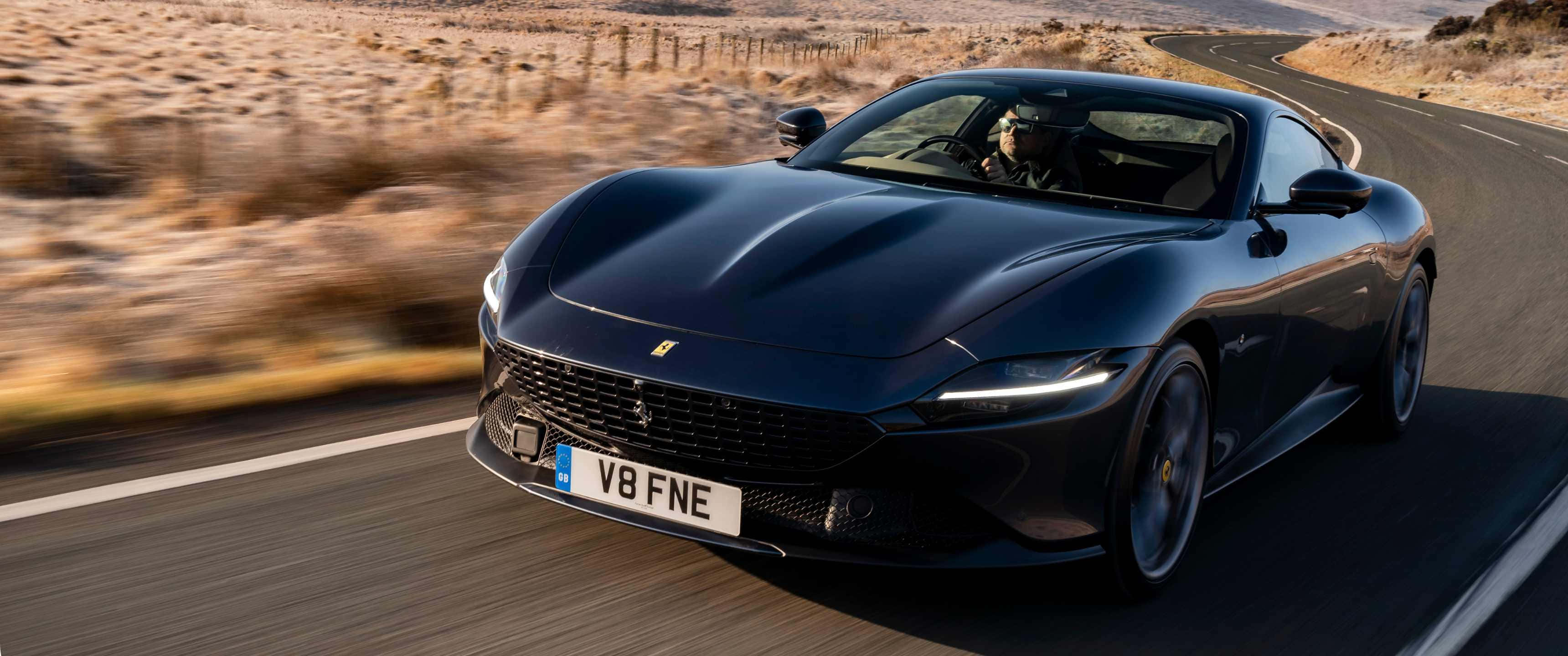 Ταπετσαρία Ferrari Roma 3440x1440p Ταπετσαρία