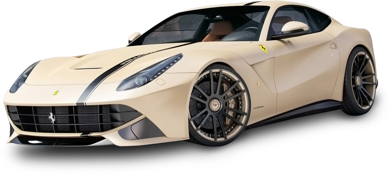 Μπεζ Ferrari Supercar Προφίλ Ταπετσαρία