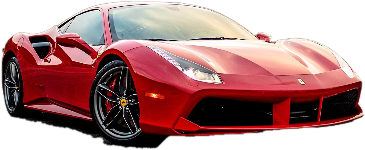 Κόκκινη Ferrari Supercar σε Προφίλ Ταπετσαρία