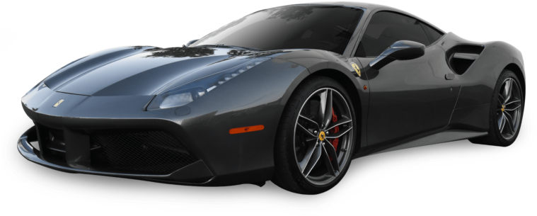 Κομψό Μαύρο Ferrari Supercar Ταπετσαρία