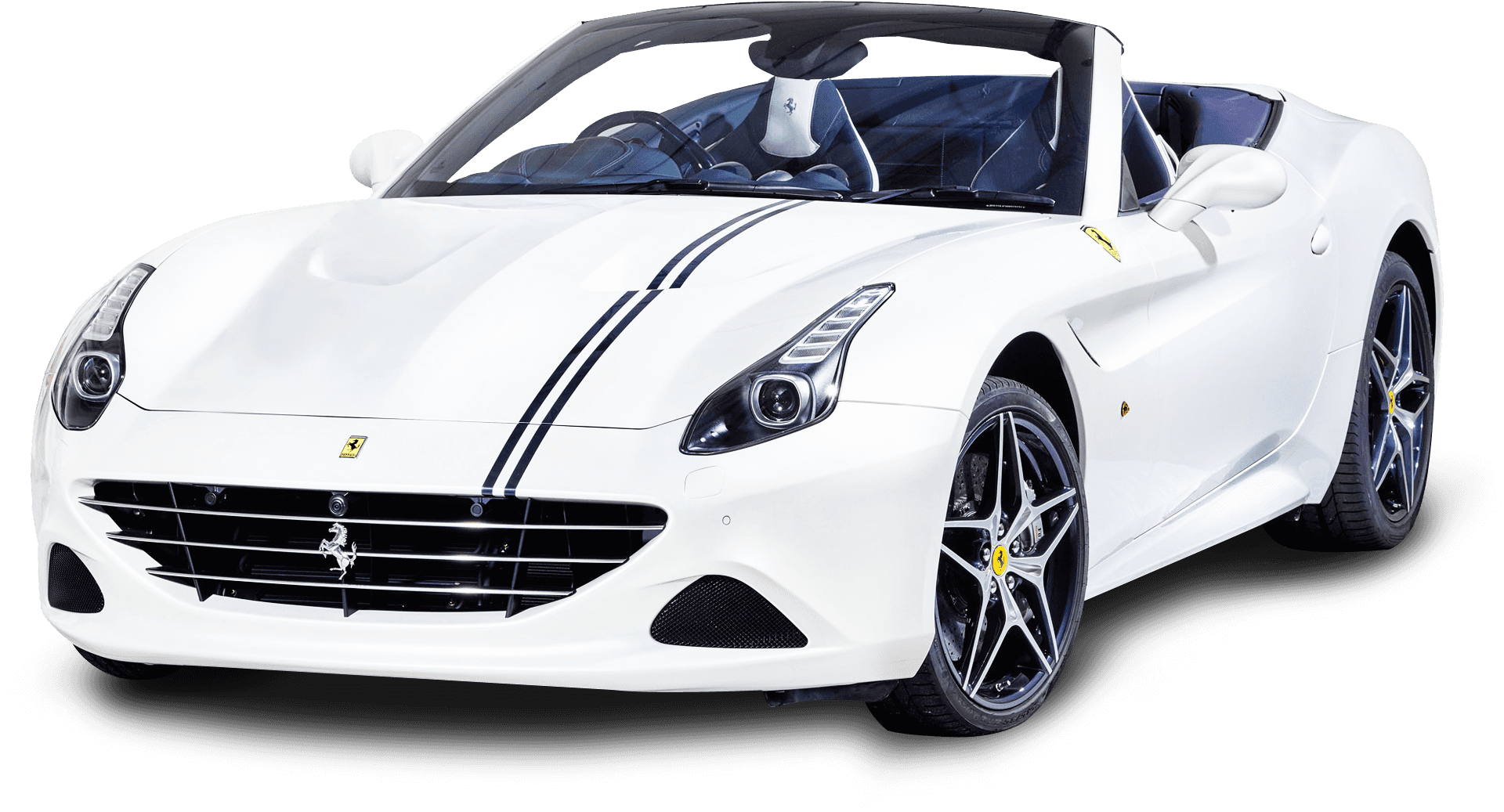 Λευκό Μετατρέψιμο Σπορ Αυτοκίνητο Ferrari Ταπετσαρία