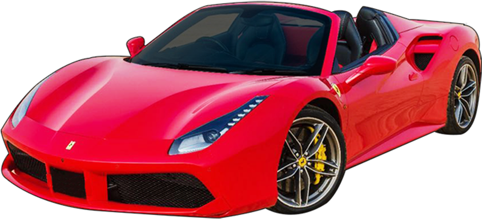 Κόκκινο Ferrari Καμπριολέ Σπορ Αυτοκίνητο Ταπετσαρία