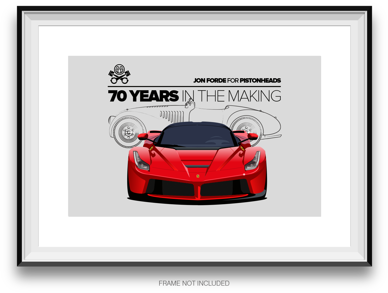 Ferrari70 Χρόνια Δημιουργίας Έργο Τέχνης Ταπετσαρία