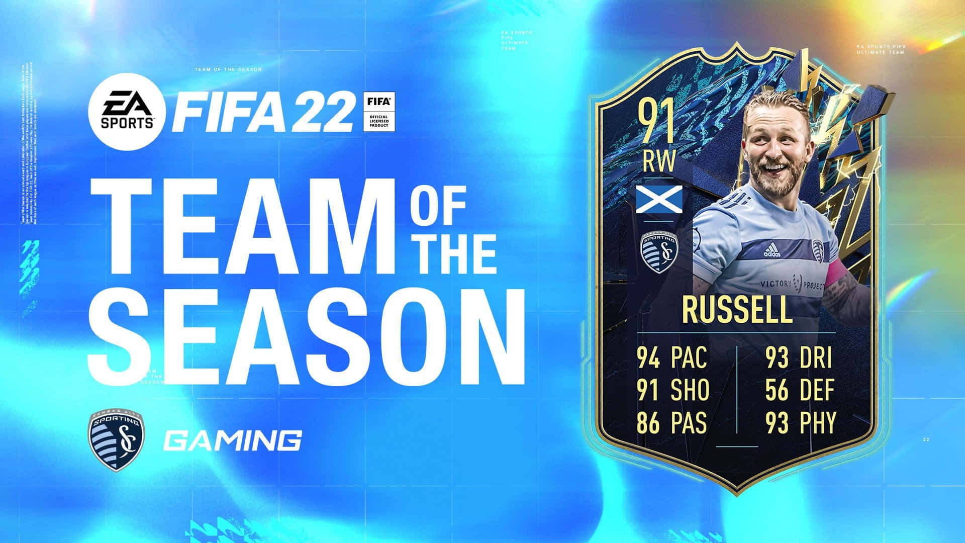 Λεζάντα: Ο Τζόνι Ράσελ στο FIFA 22 MLS Ultimate Team της Σεζόν Ταπετσαρία