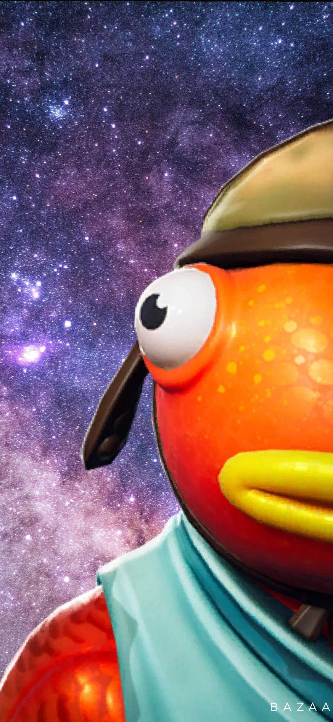 Fishstick Fortnite Μισό Πρόσωπο Γαλαξίας Ταπετσαρία