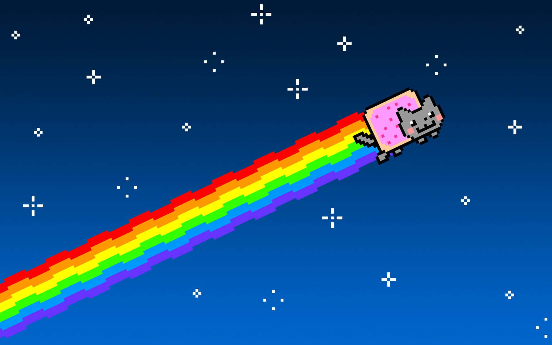 Flappy Nyan Γαλαξιακή Γάτα Ταπετσαρία