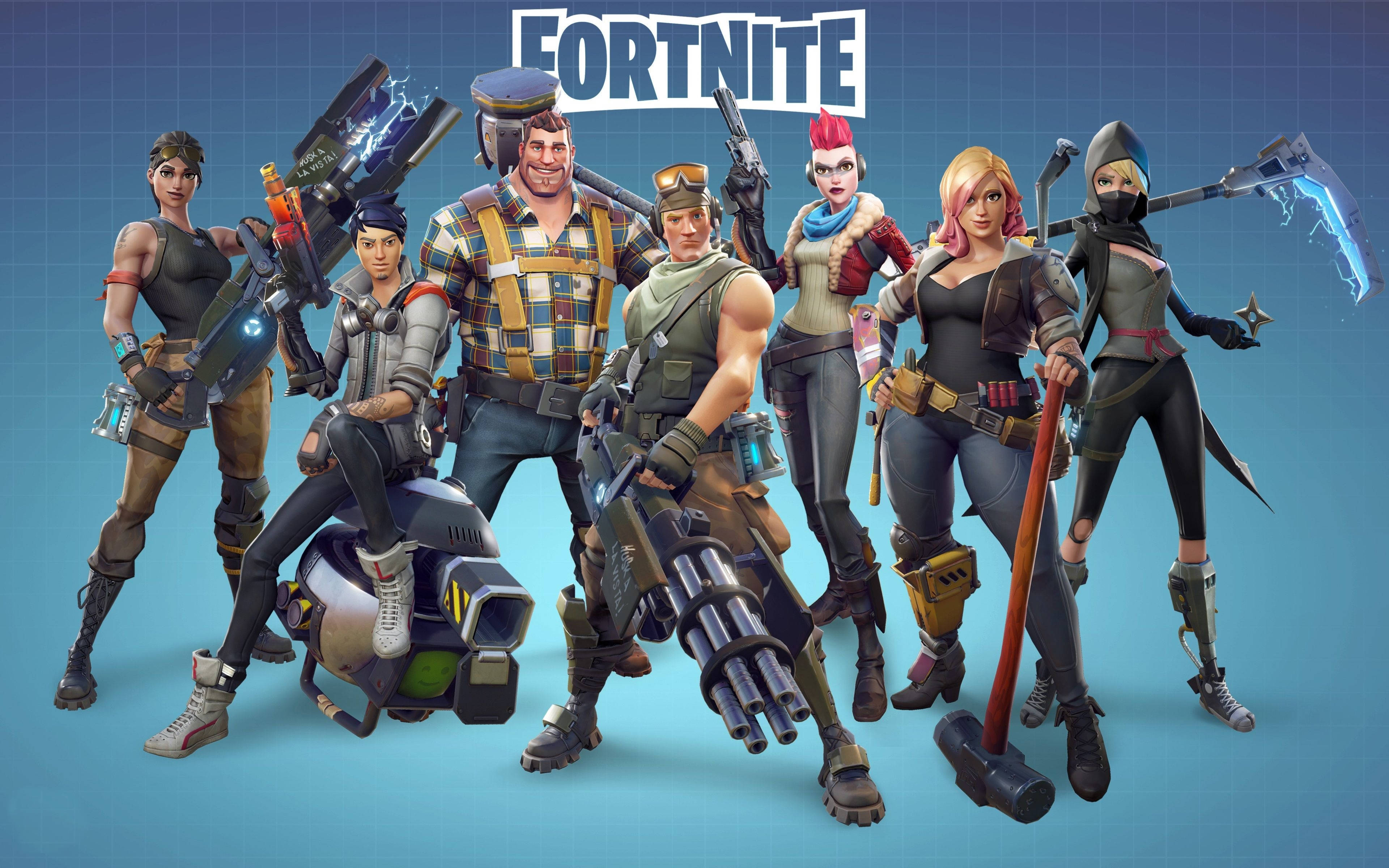 Ενδιαφέρουσα Αφίσα με Στολή Fortnite Ταπετσαρία