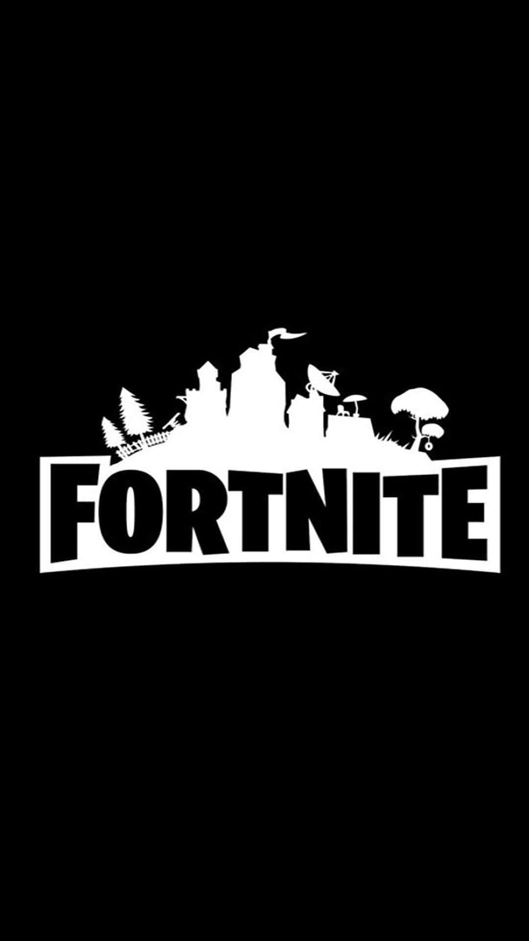 Κομμάτι του Χάρτη Δροσερό Λογότυπο Fortnite Ταπετσαρία