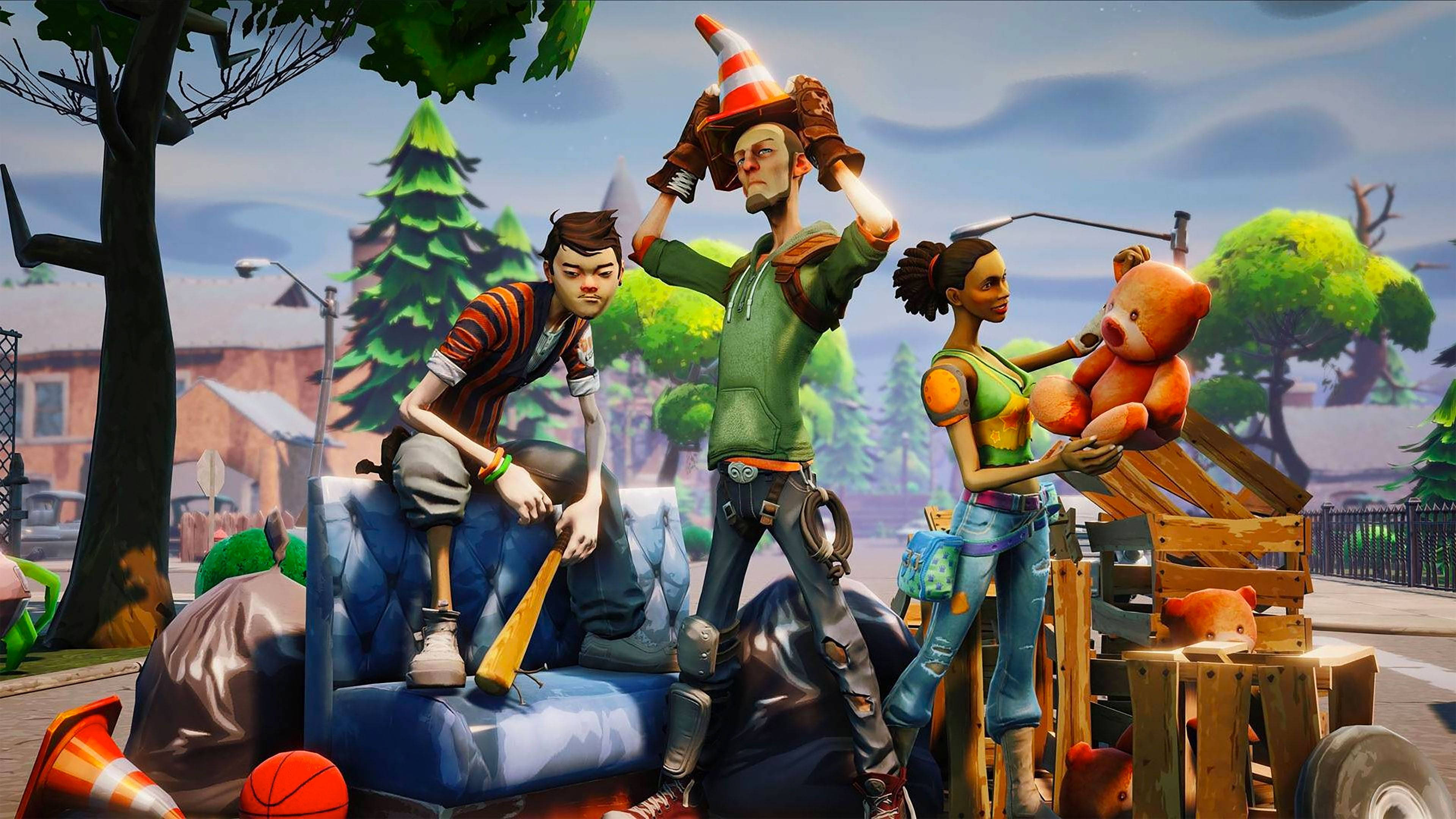 Τρεις Επαγγελματίες Παίκτες του Fortnite Μάχονται Μέχρι Τέλους Ταπετσαρία