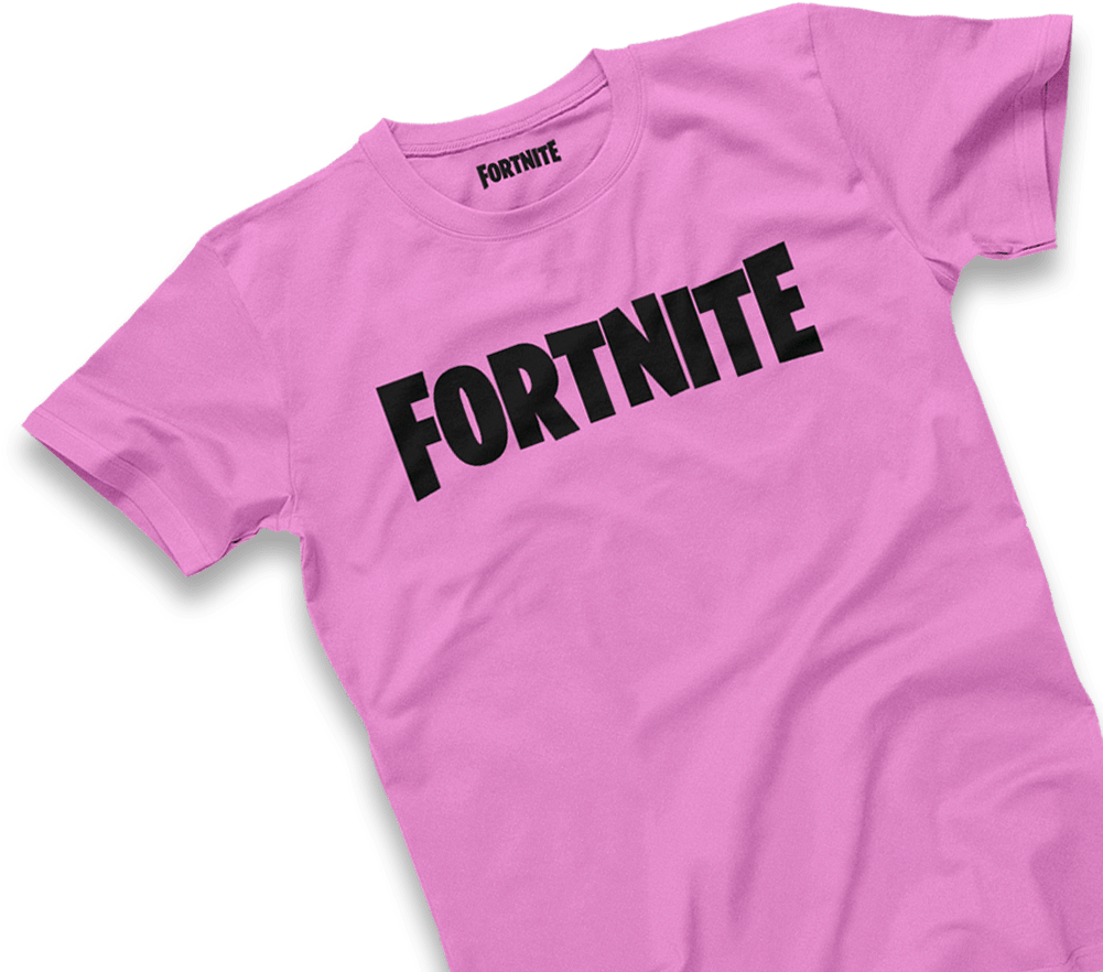 Ροζ Μπλουζάκι Λογότυπο Fortnite Ταπετσαρία