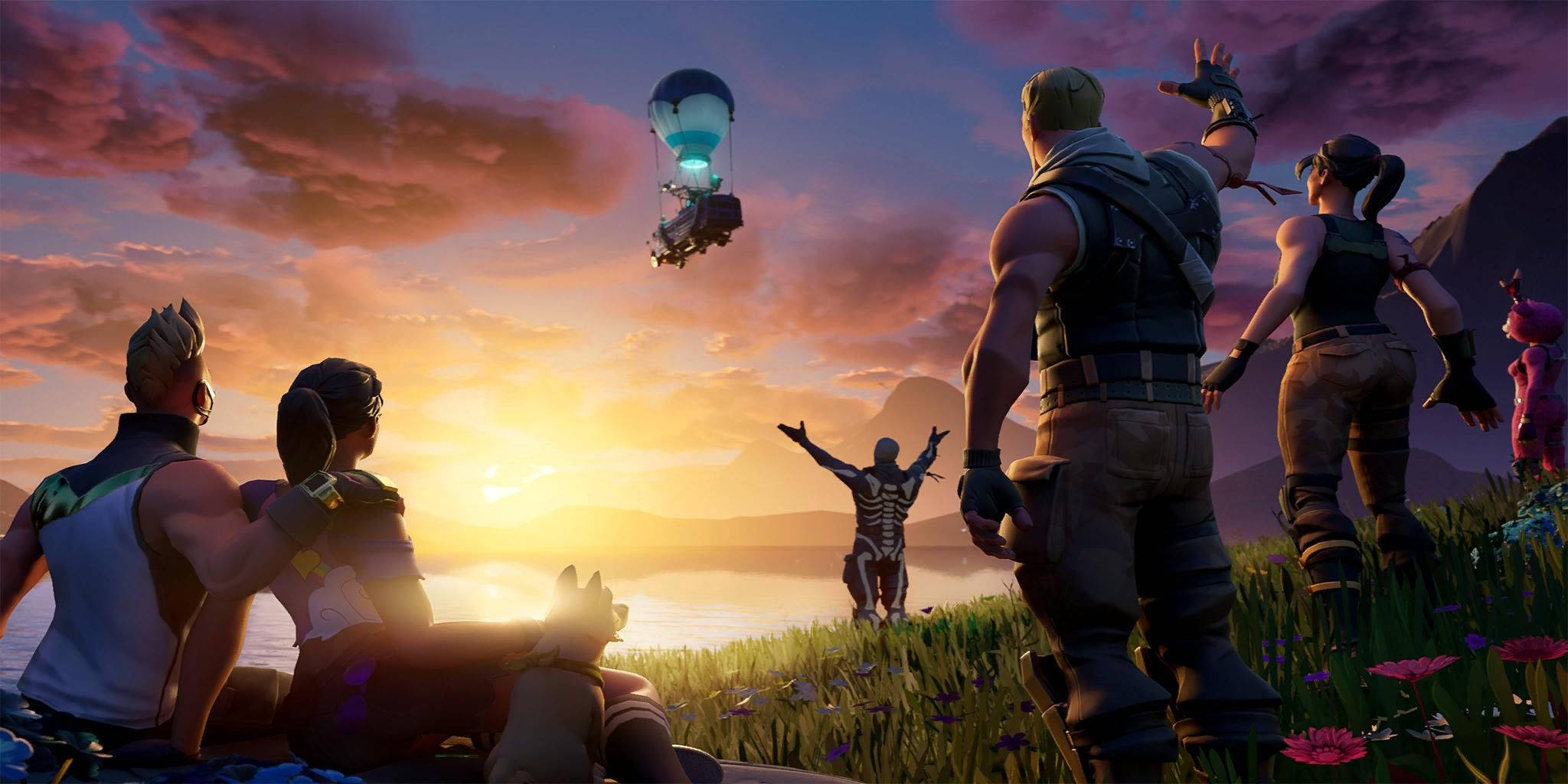 Fortnite Chapter 2 Season 6: Πέταγμα πάνω από το χωράφι Ταπετσαρία