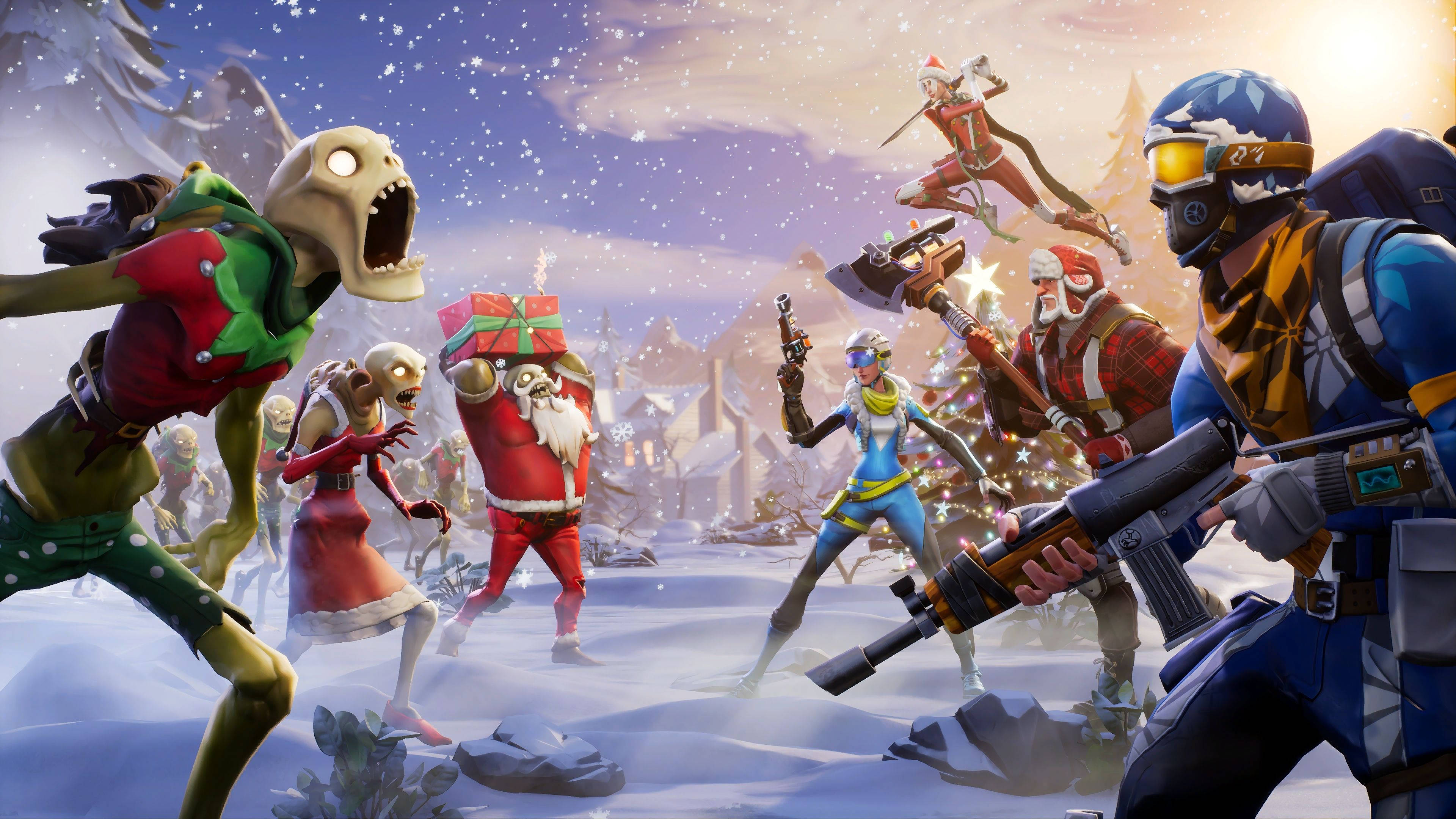 Επιβιώστε τις Γιορτές με το Fortnite Save the World Ταπετσαρία
