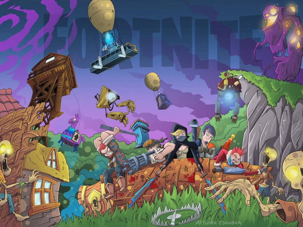 Το να παίζεις Fortnite δεν ήταν ποτέ πιο διασκεδαστικό! Ταπετσαρία