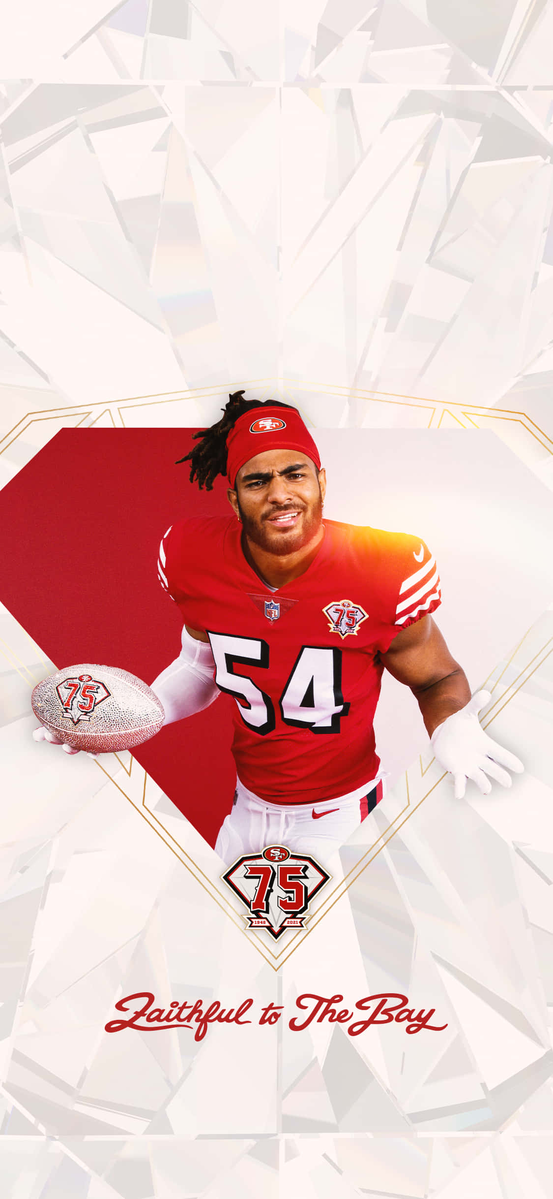 Fred Warner American Football Επεξεργασία Ταπετσαρία