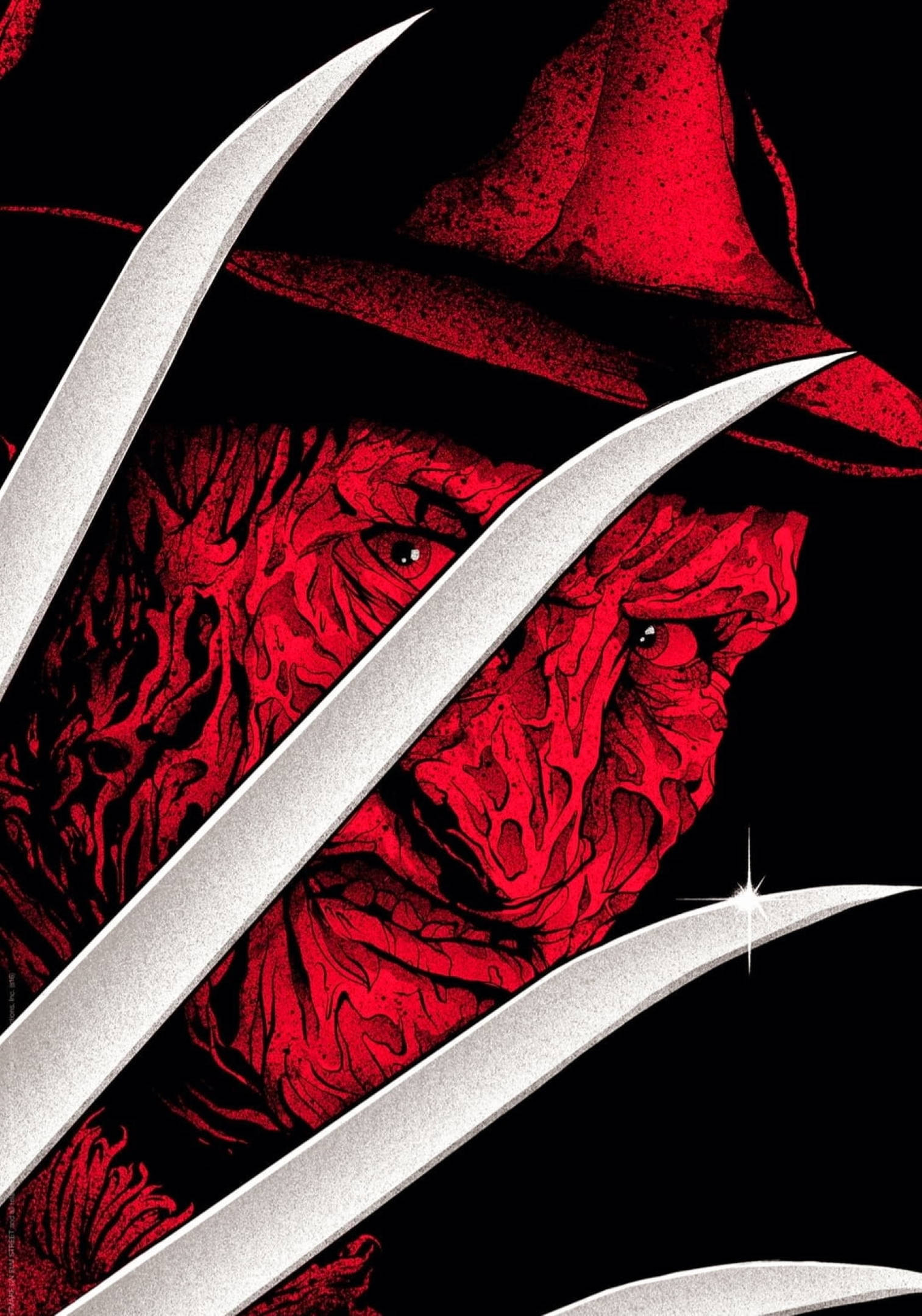 Freddy Krueger Κοφτερές Λεπίδες Ταπετσαρία