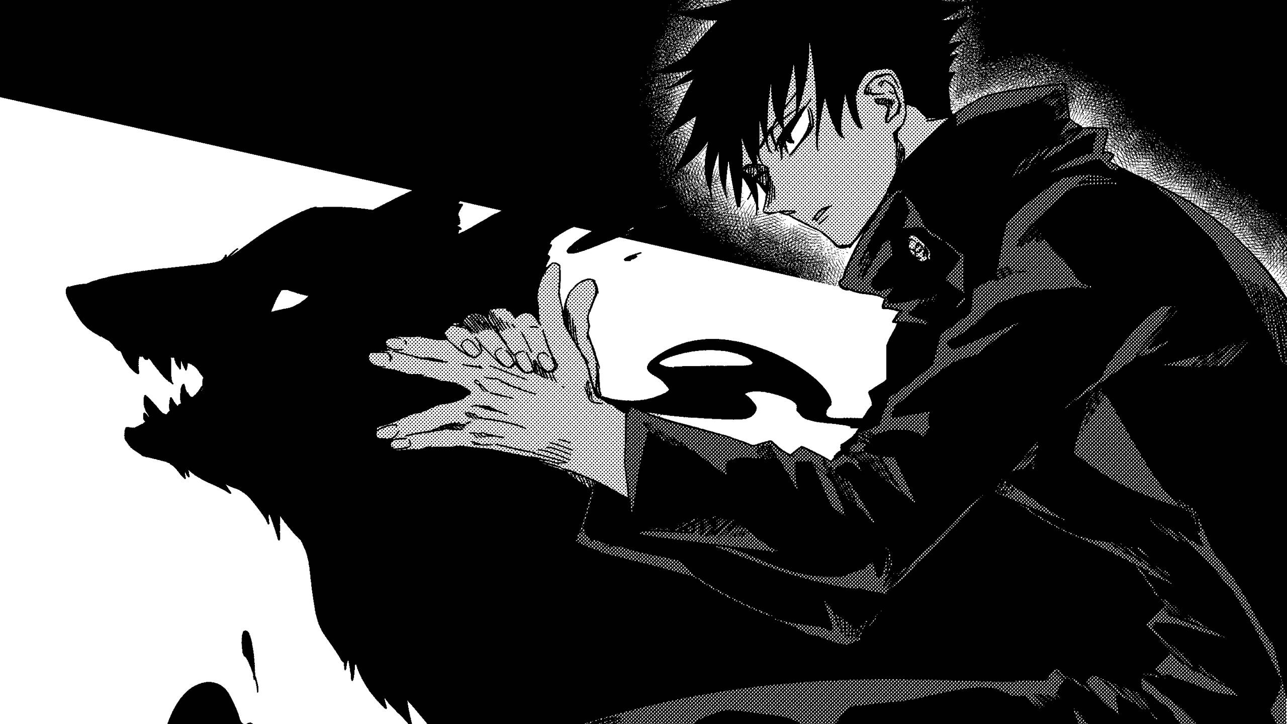 Το Θεϊκό Σκυλί του Fushiguro στο Jujutsu Kaisen Ταπετσαρία