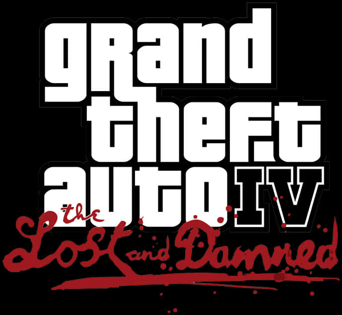 G T A IV The Lost and Damned Λογότυπο Ταπετσαρία