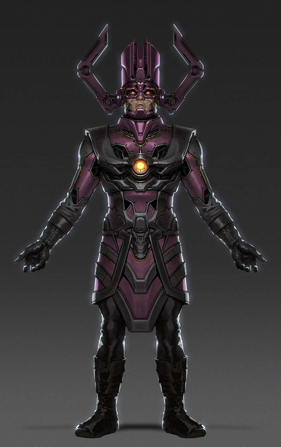Λεζάντα: Ο Πανίσχυρος Galactus να Δεσπόζει πάνω από έναν Πλανήτη Ταπετσαρία