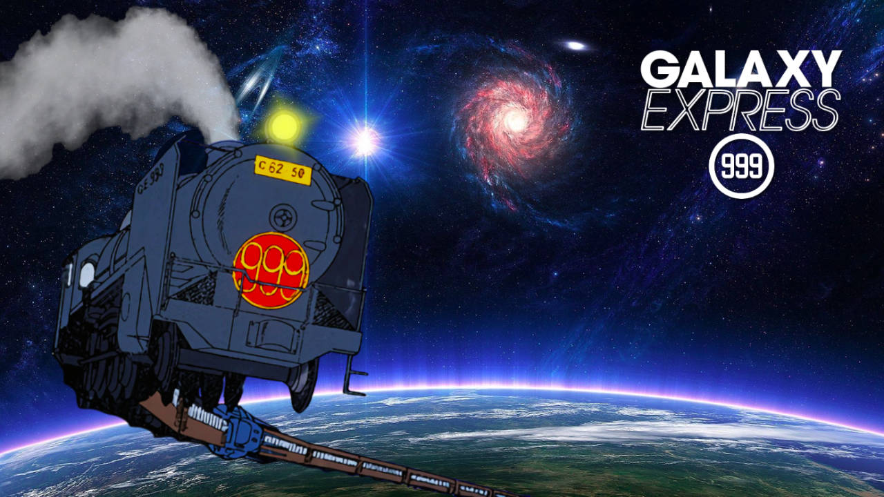 Galaxy Express 999 διασχίζοντας τη Γη Ταπετσαρία