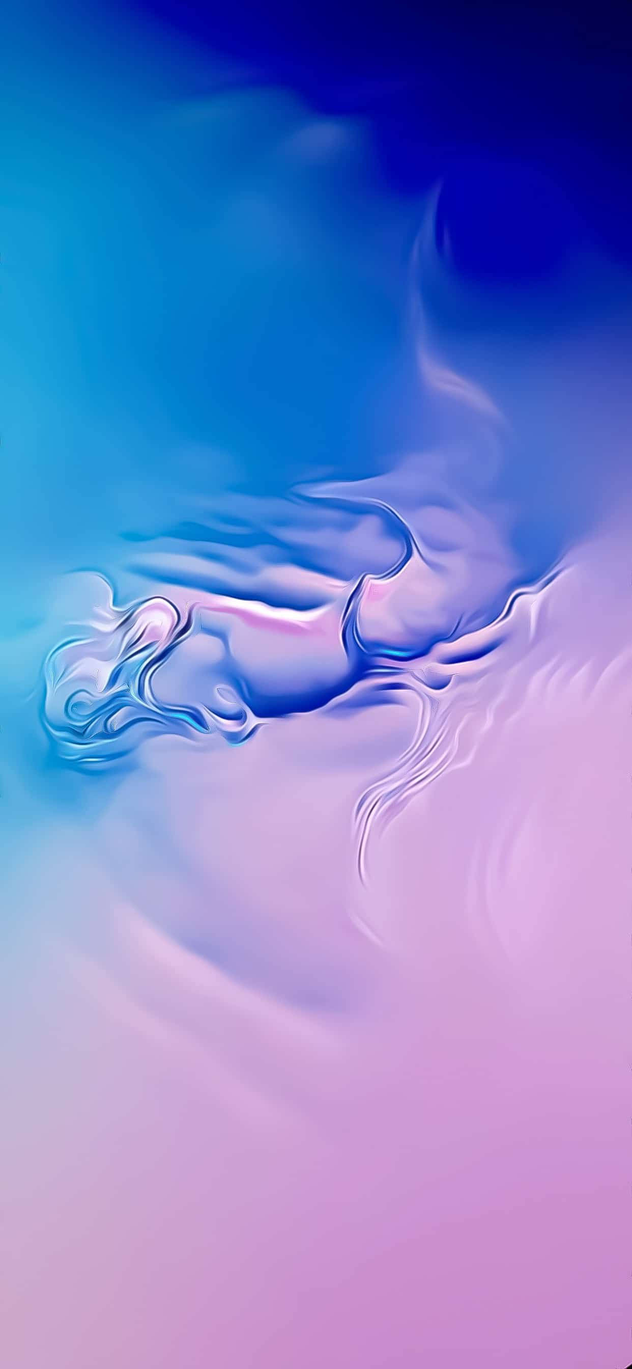 Galaxy S10 Διαβάθμιση Ροζ και Μπλε Ταπετσαρία