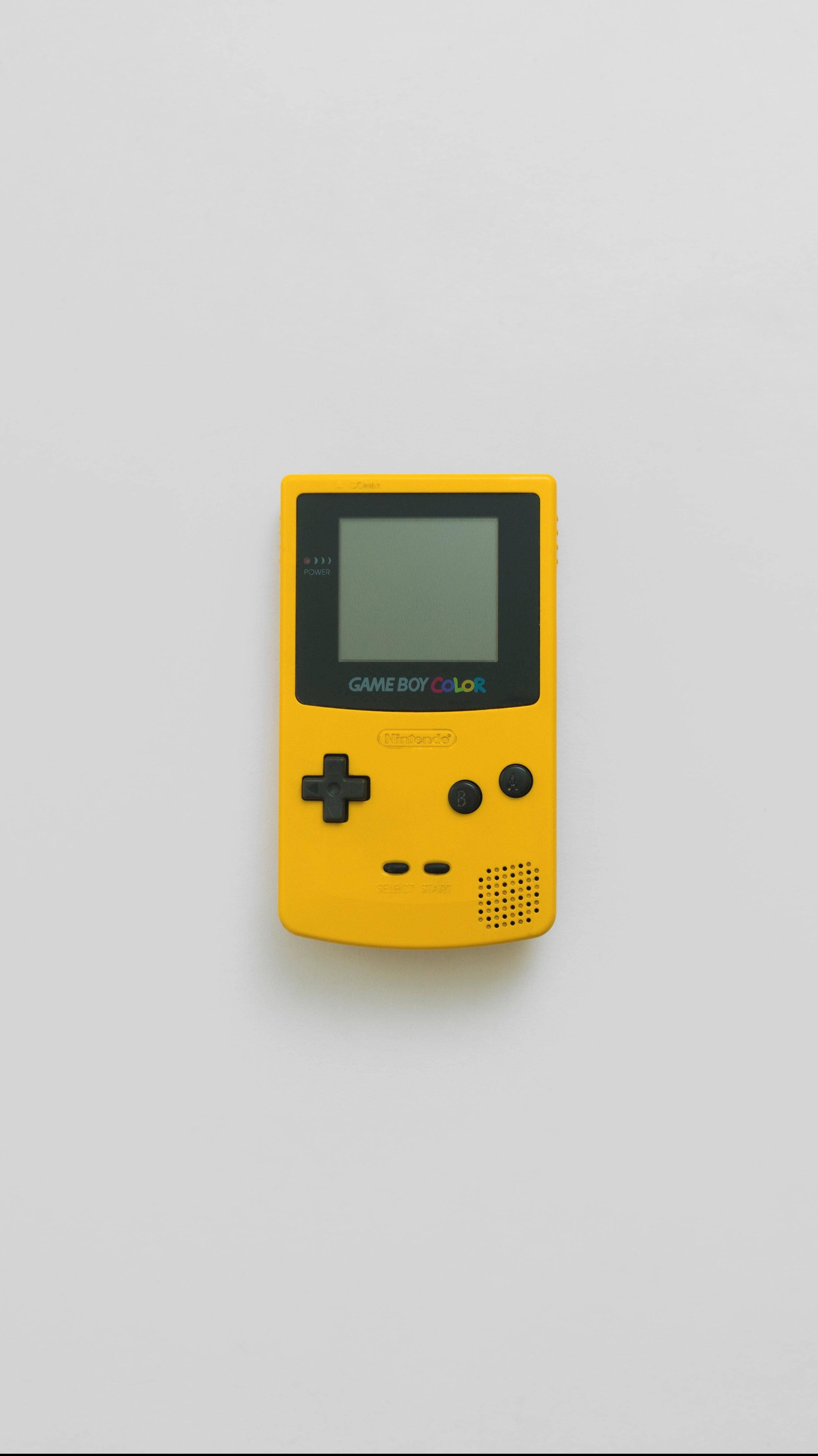 Απλό Κίτρινο Game Boy Color Ταπετσαρία