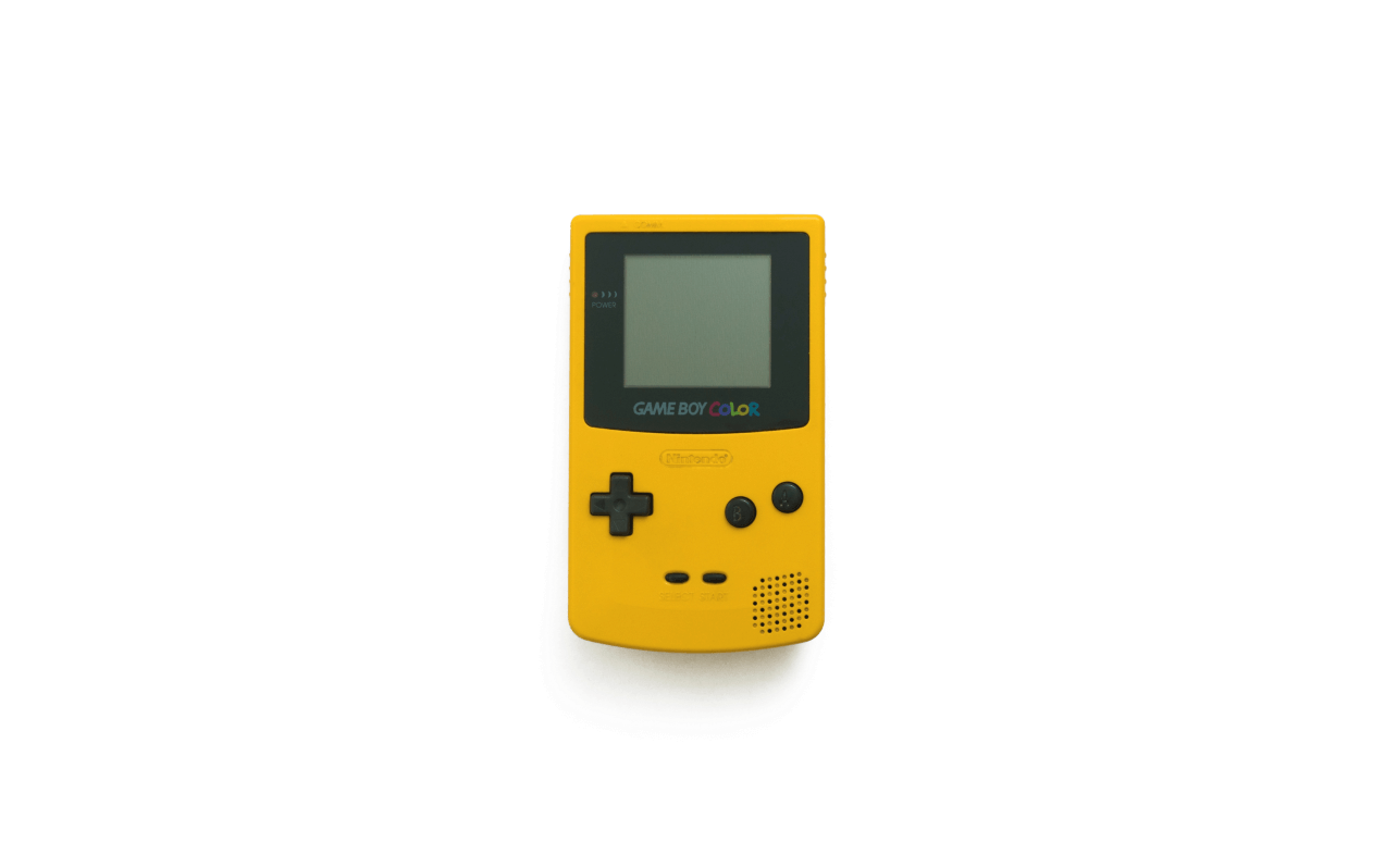 Κίτρινη Κονσόλα Game Boy Color Ταπετσαρία
