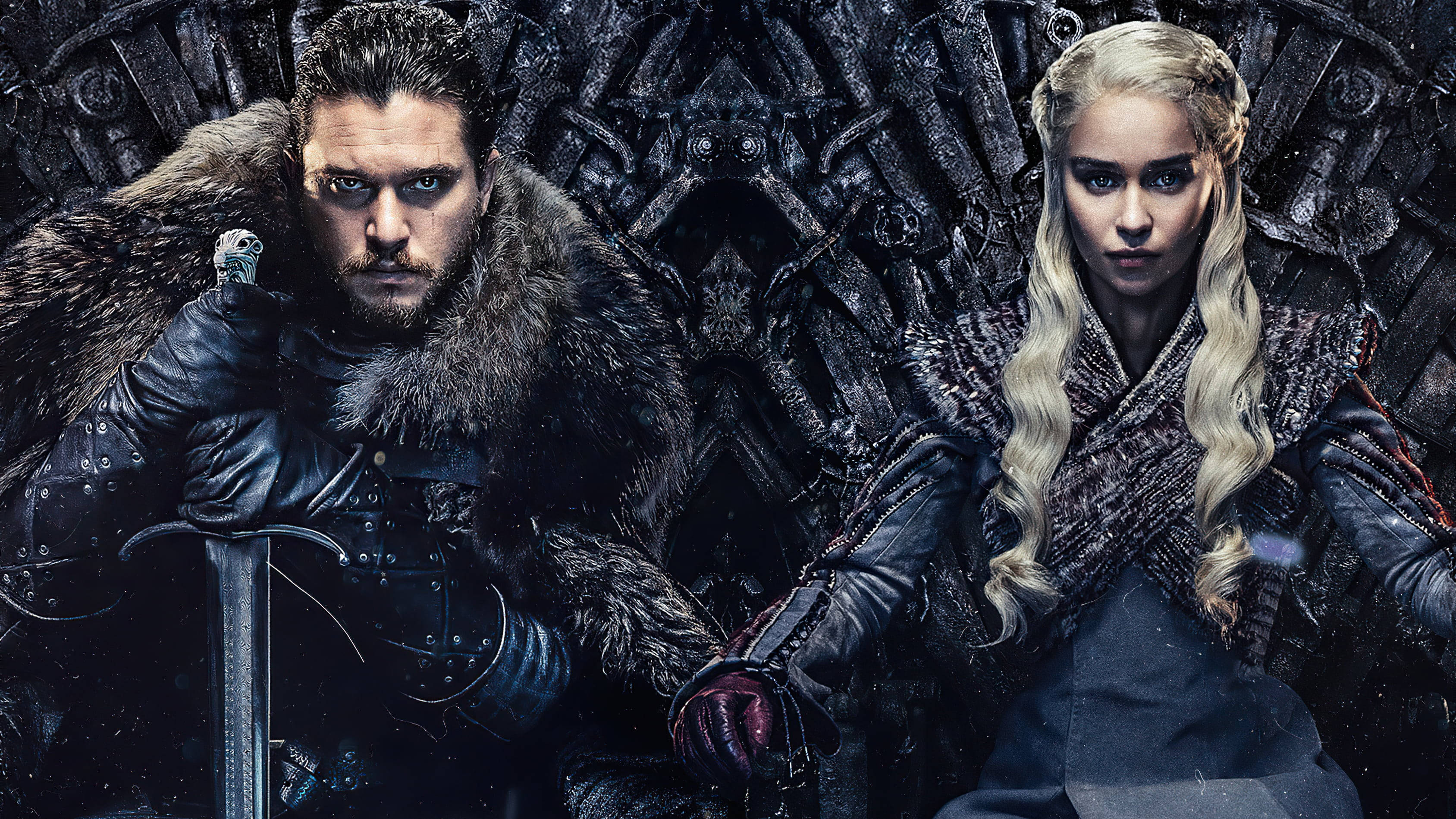 Σιδερένιος Θρόνος Νταινέρυς Τζον Σνόου Game Of Thrones Ταπετσαρία