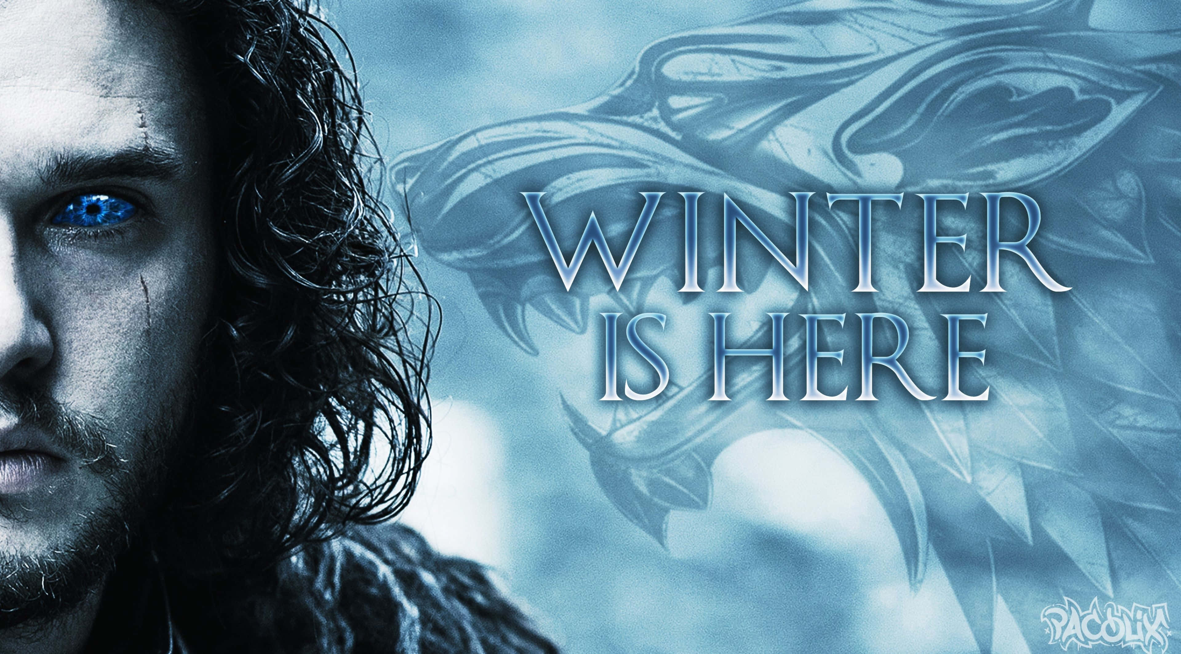 Ο χειμώνας ήρθε στο Game of Thrones Ταπετσαρία