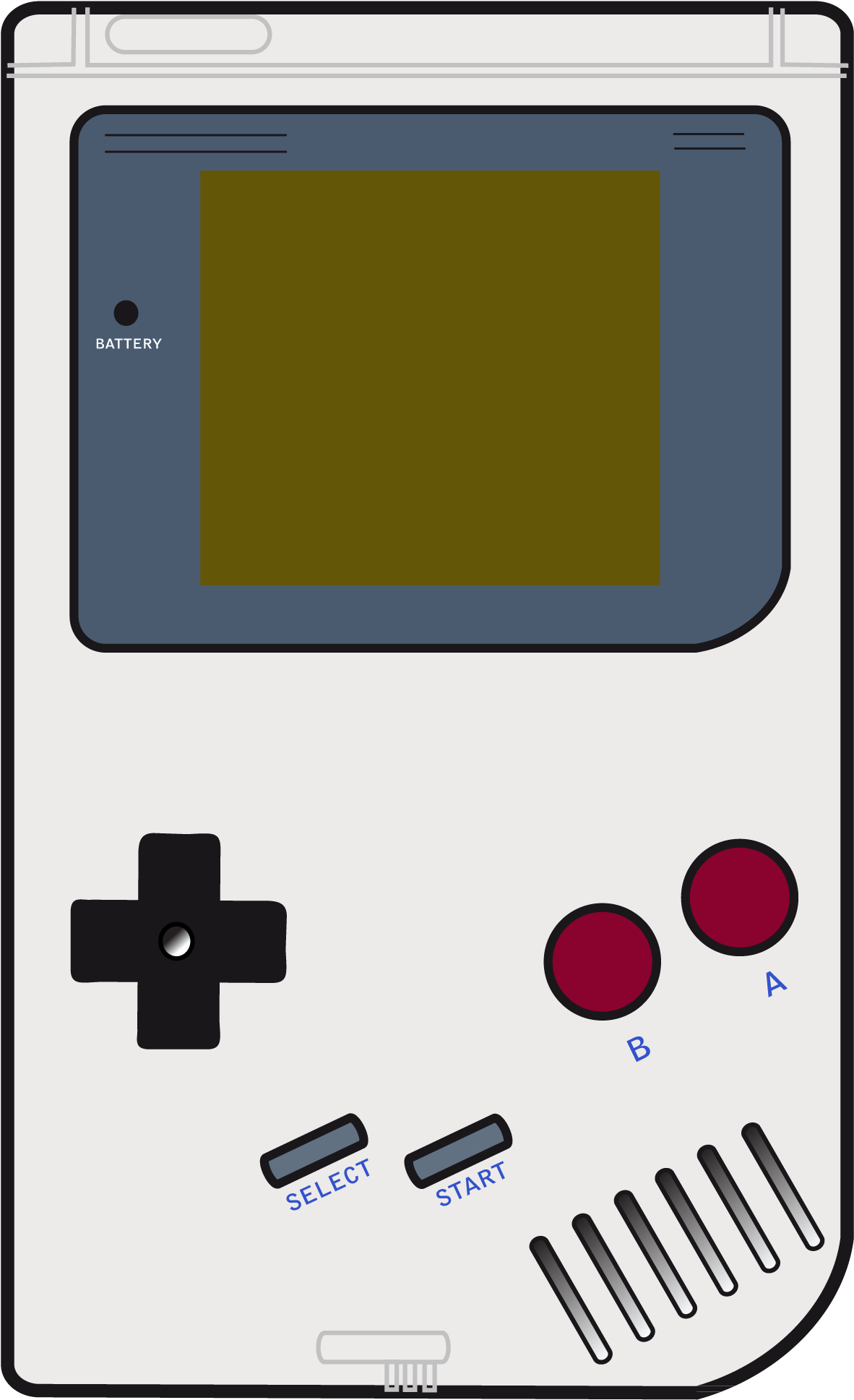 Κλασική Διανυσματική Απεικόνιση Gameboy Ταπετσαρία