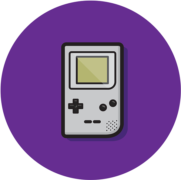 Κλασική Διανυσματική Απεικόνιση Gameboy Ταπετσαρία