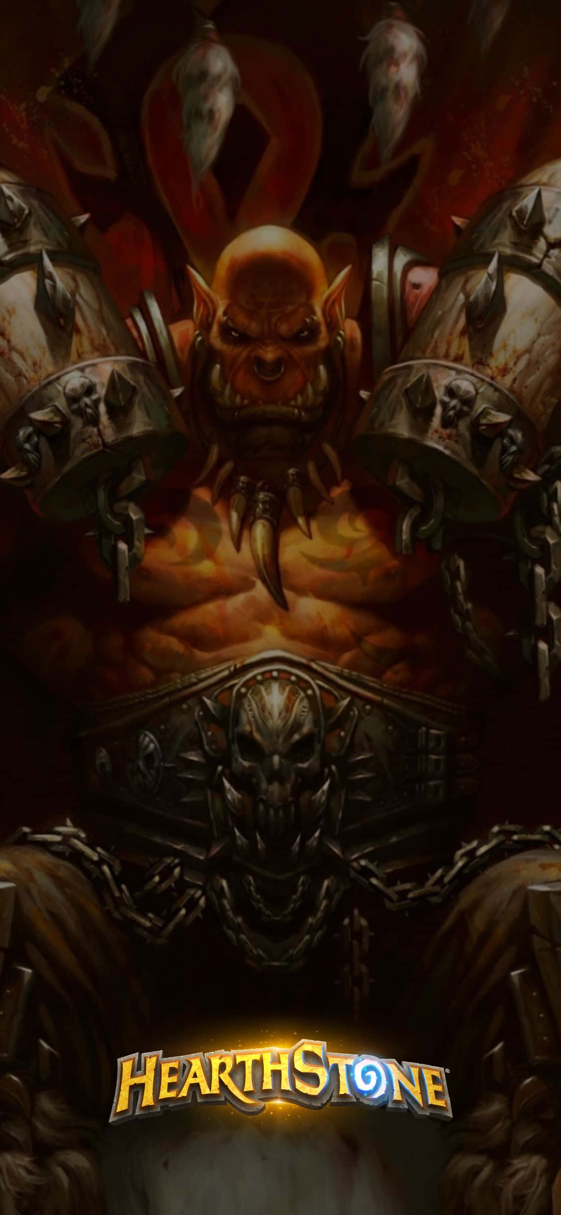 Garrosh Hellscream iPhone XS Hearthstone Φόντο Ταπετσαρία