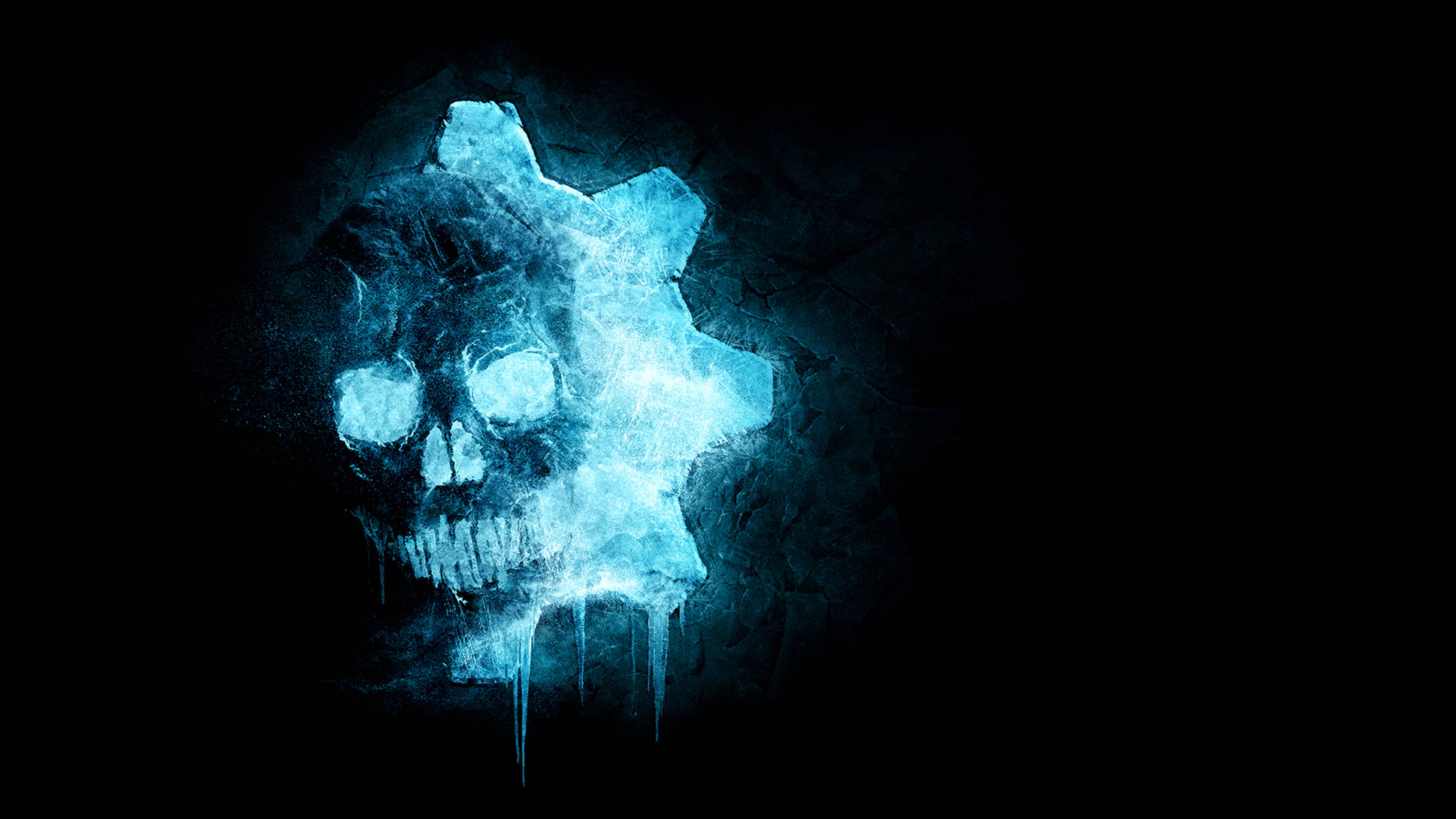 Gears 5 4K Μπλε Κρανίο Ταπετσαρία
